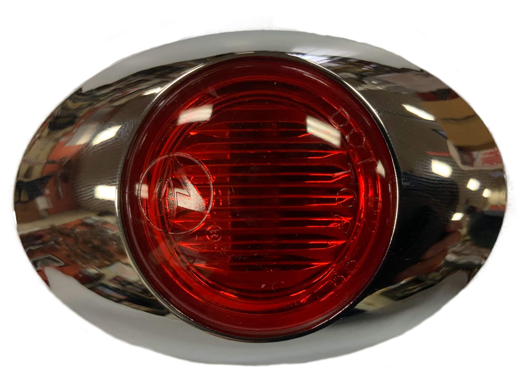 2in x 3in Red LED Marker Light - Waterproof, Durable Truck Trailer Marker Lamp for Semi Trucks, Trailers, Boats & RVs - DOT Compliant Safety Light