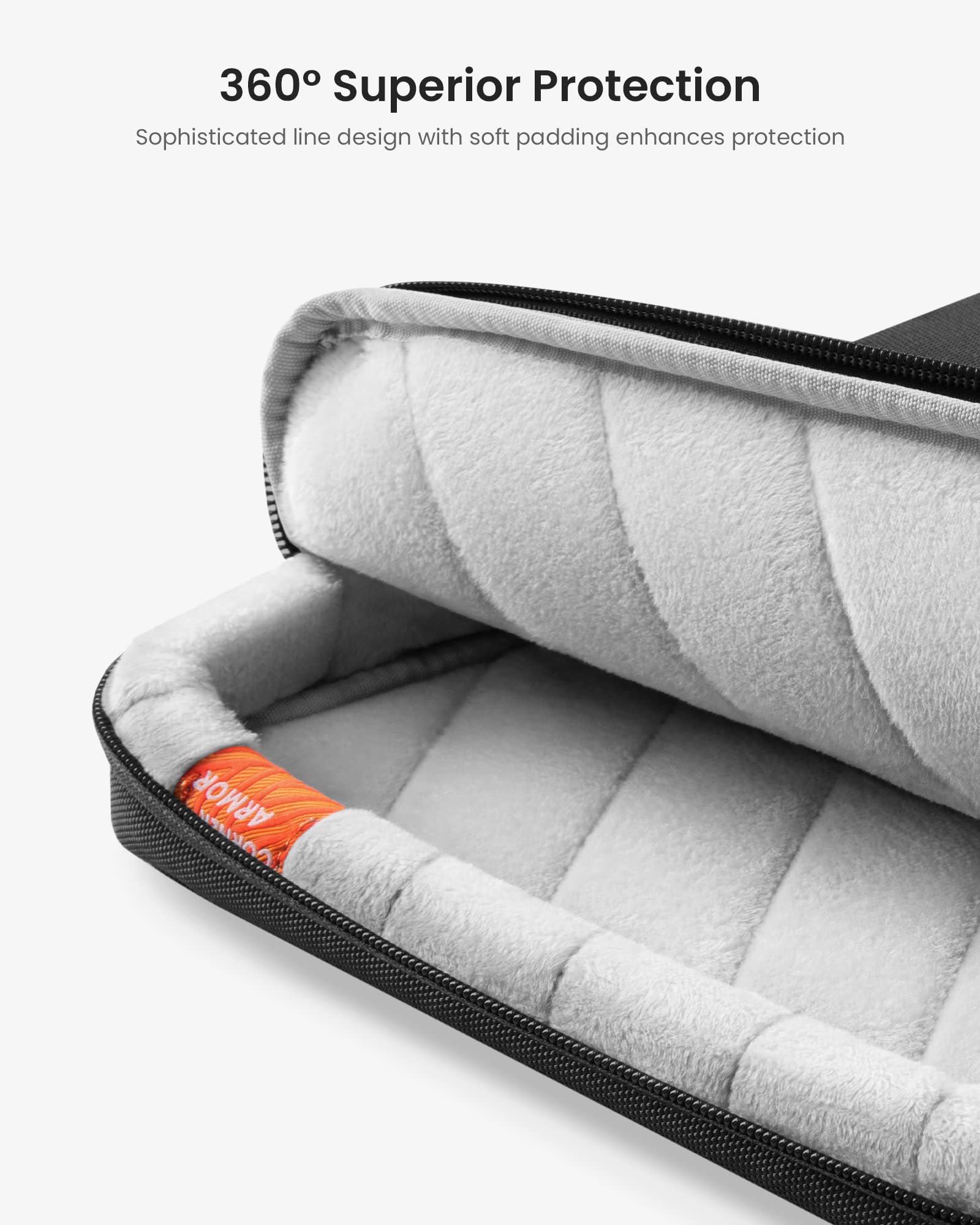 tomtoc 360 Protective Laptop Shoulder Bag for 15-inch MacBook Air M4/M3/M2 (2023-2025), Surface Laptop 6/5, 15