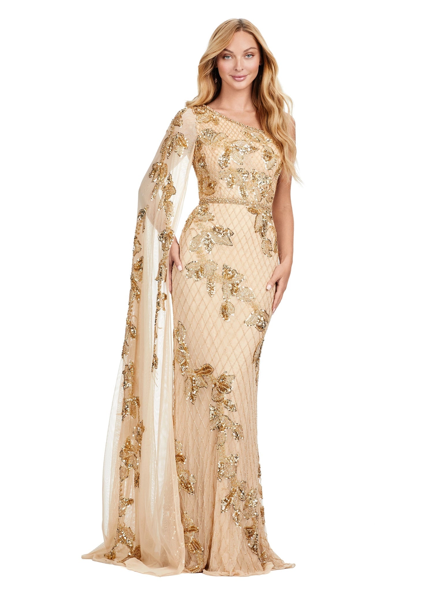 ASHLEYlauren Women's Elegant Floral Print Dress - Casual Summer Midi Dress with Short Sleeves for Daily Wear, Office & Party Occasions