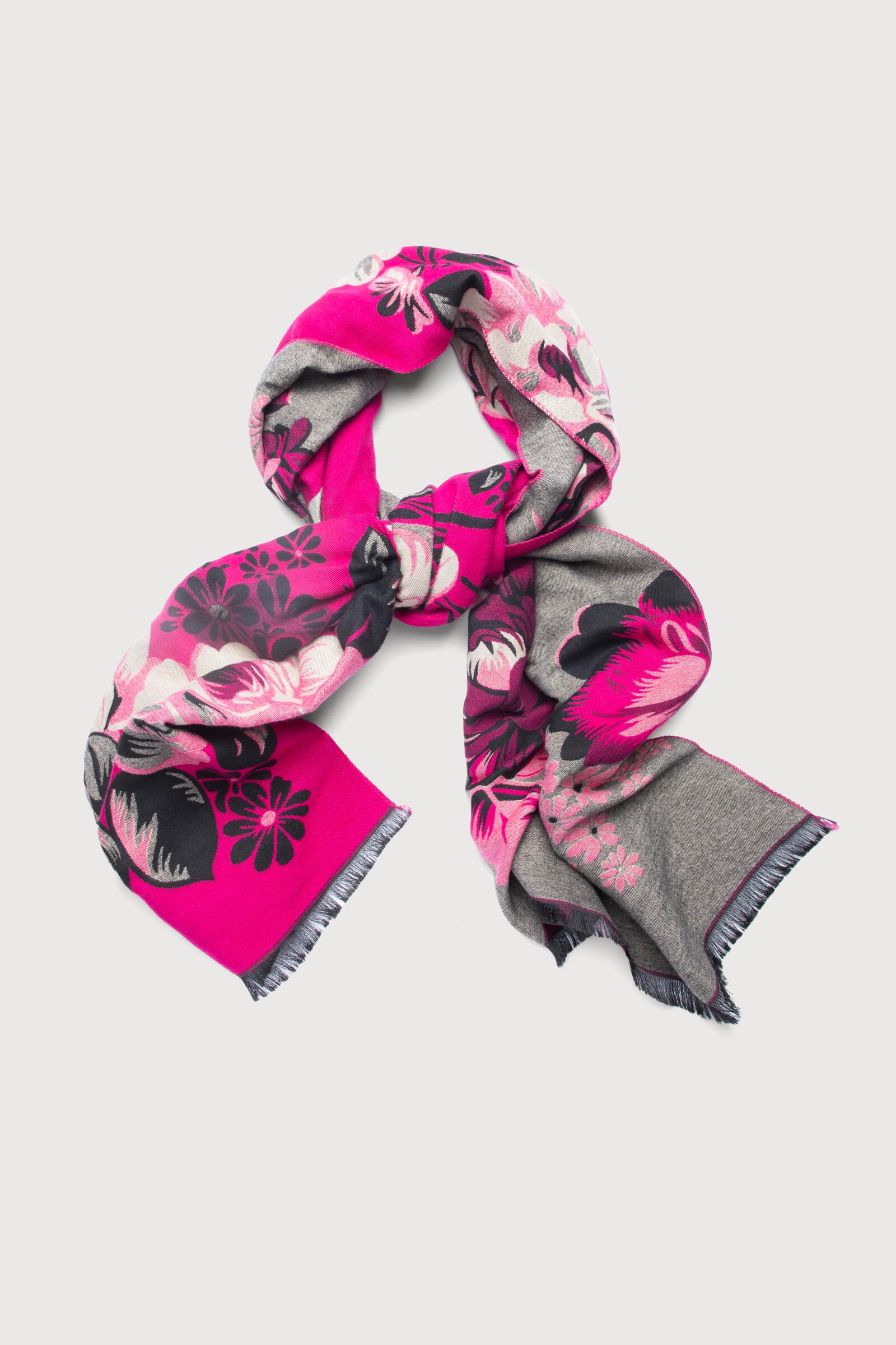 Reversible Blossom Burst Scarf - Lightweight Floral Print Shawl for Women | Perfect for Spring Outfits, Weddings & Travel Accessories