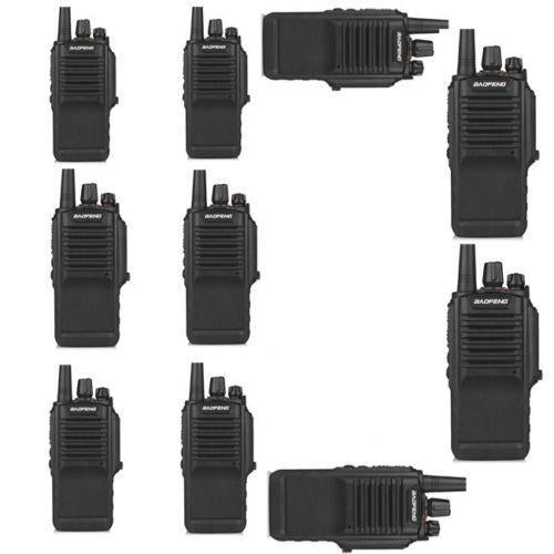 Baofeng BF 9700 UHF Two-Way Radio [10 Pack] - 7W/5W/1W Adjustable Power, IP67 Waterproof, Noise Cancellation - Ideal for Construction, Security, Outdoor Adventures & Emergency Communication
