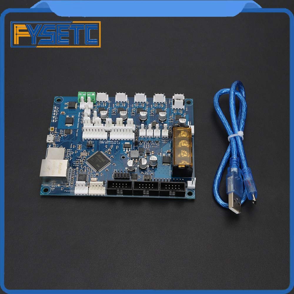 High-Performance 3D Printer Motherboard - Duet 2 Maestro 32bit Controller Board for DIY 3D Printers & CNC Machines | Perfect for Home Printing, Prototyping & Maker Projects