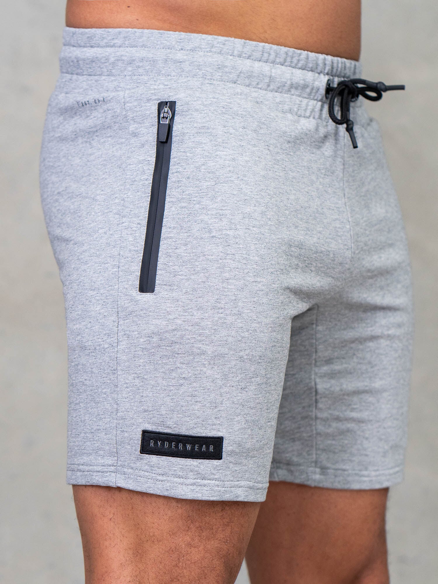 Endurance Track Shorts for Men - Breathable Grey Marl Running Shorts - Perfect for Gym, Jogging & Workouts