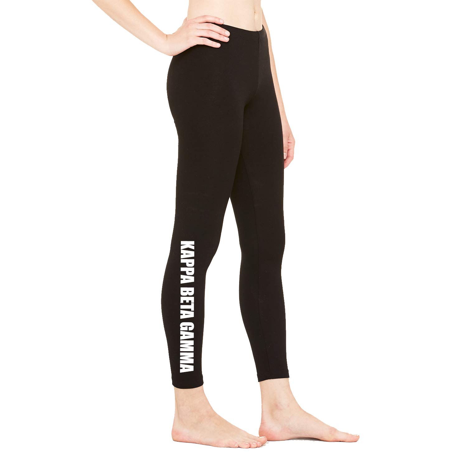 Kappa Beta Gamma Leggings for Women - High Waisted Yoga Pants, Tummy Control Workout Leggings - Perfect for Gym, Running, Yoga & Casual Wear
