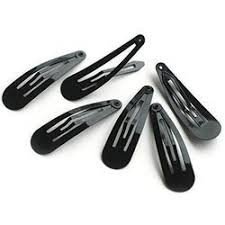 FOK 24-Piece Tik Tak Hair Pins Set - 12 Pairs (6 Multi-Color Printed 5cm & 6 Black 4cm) Premium Metal Triangle Hair Clips for Women & Girls - Perfect for School, Work, Parties & Everyday Hairstyles