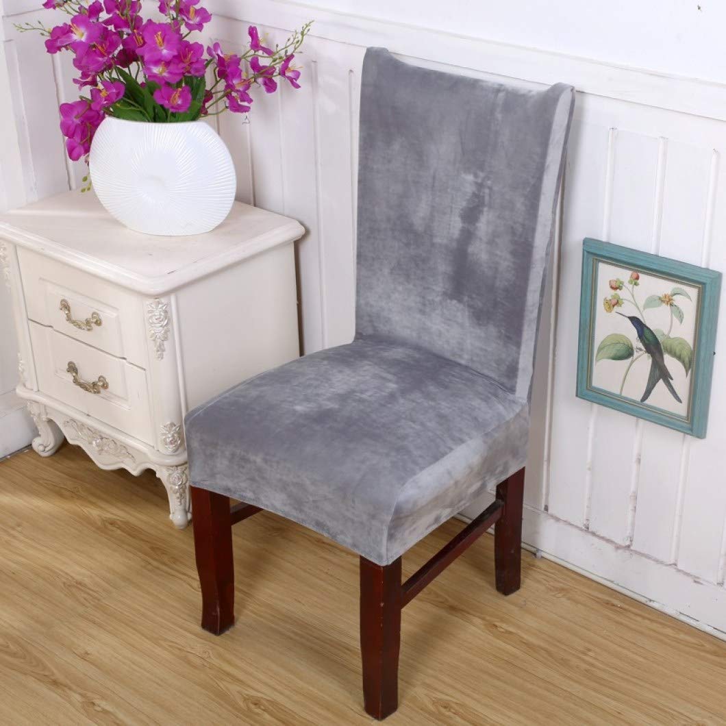 1/4/6/10 Pack Washable Stretch Spandex Dining Chair Covers - Universal Fit Furniture Protector Slipcovers for Living Room, Kitchen & Dining Room - Easy to Clean & Durable Seat Covers for Home Decor & Daily Use