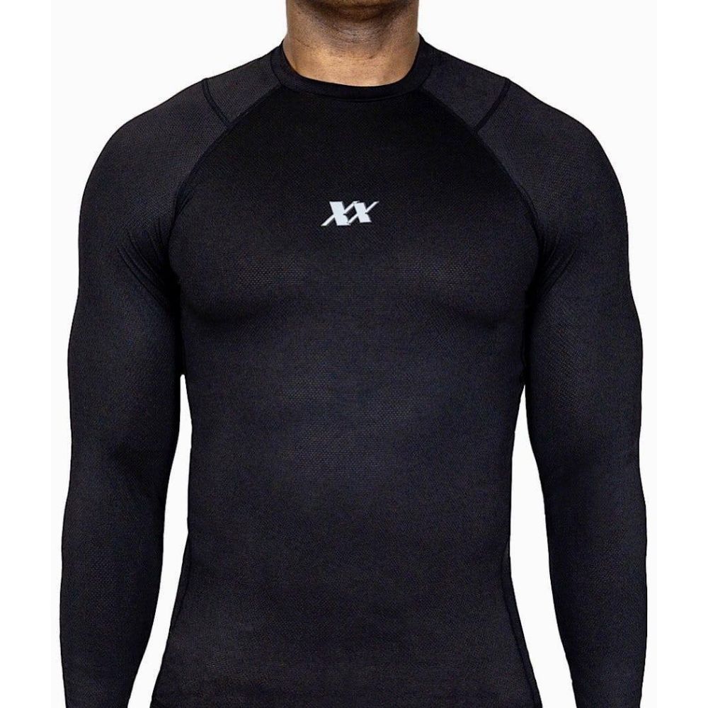 Maxx Dri Silver Elite Long Sleeve Shirt - Odor & Itch Free Performance Shirt for Men | Moisture Wicking & Anti-Bacterial | Perfect for Hiking, Gym & Outdoor Activities