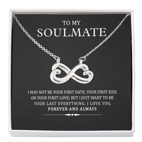 To My Soulmate - Infinity Heart Necklace