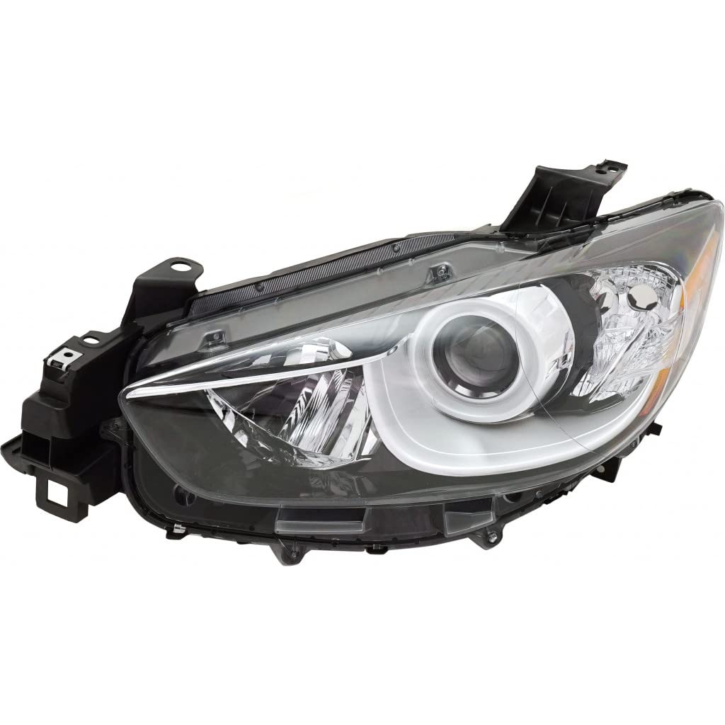 Mazda CX-5 Headlight Assembly 2013-2016 Left Driver Side Replacement - Compatible with MA2518146 & KJ01-51-041C - Perfect for Night Driving and Foggy Conditions