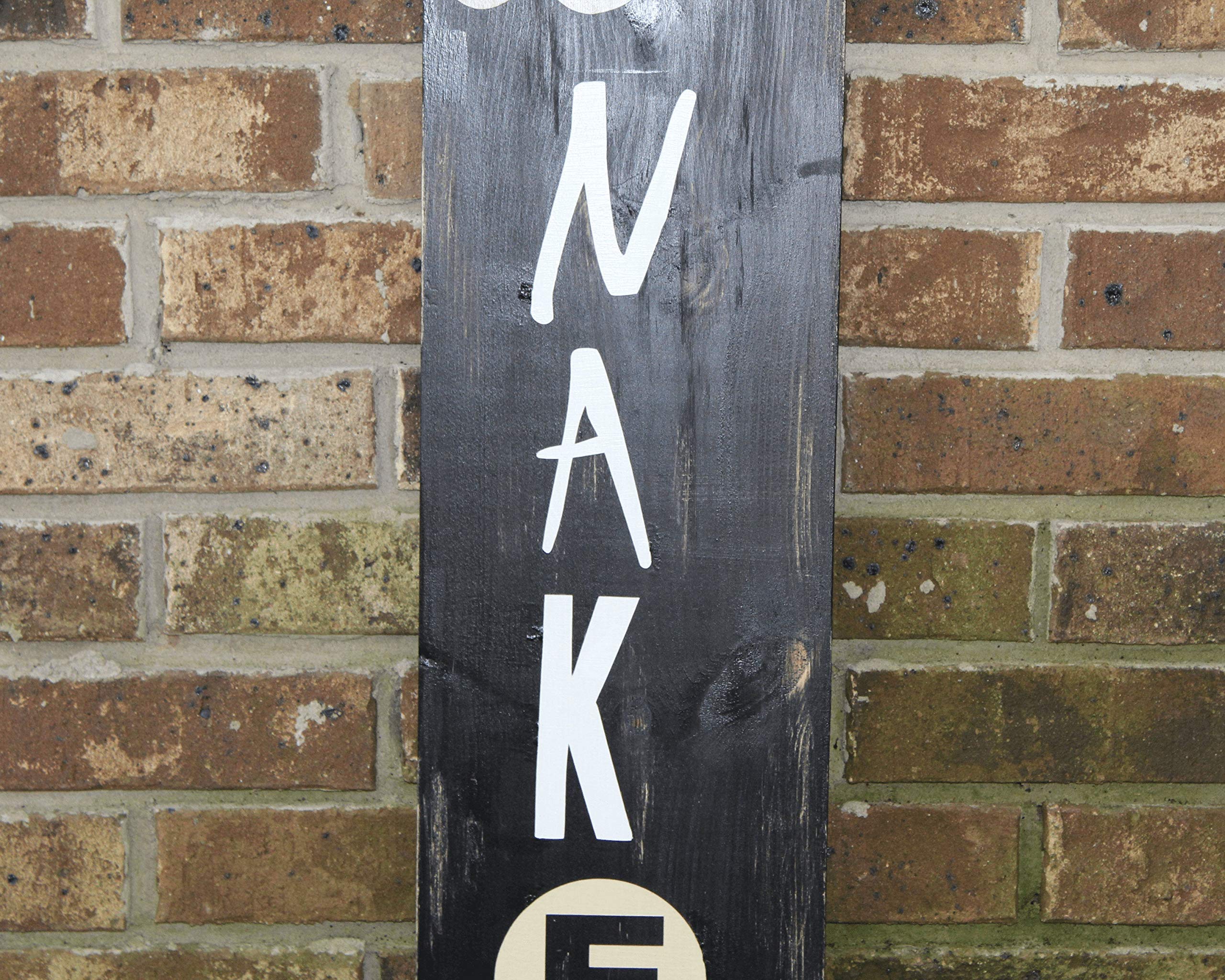 Funny 'Get Naked' Bathroom Sign - Rustic Wall Hanging with Humorous Shower Quote | Perfect for Bathroom Decor, Housewarming Gifts & Spa-Themed Rooms