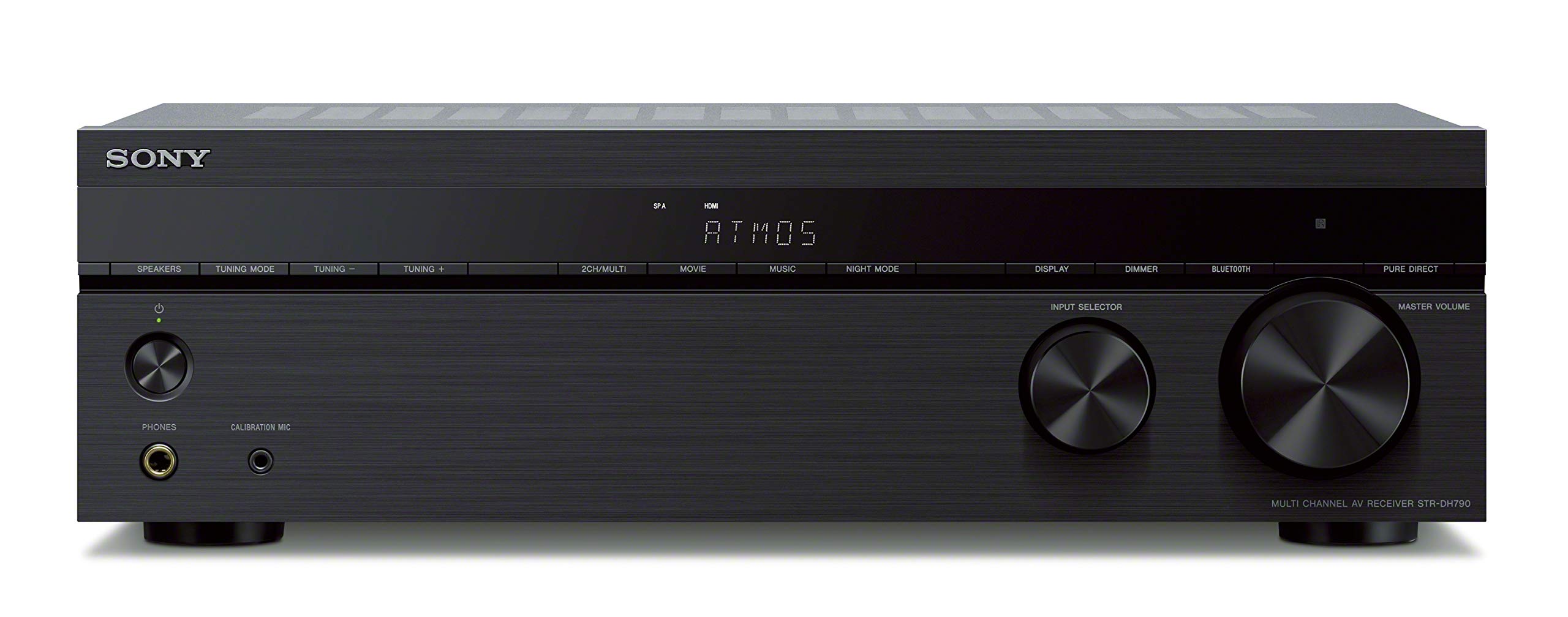 Sony STR-DH790 7.2 Channel 4K HDR AV Receiver with Bluetooth - Black (Renewed) | Home Theater System for Movies, Music & Gaming