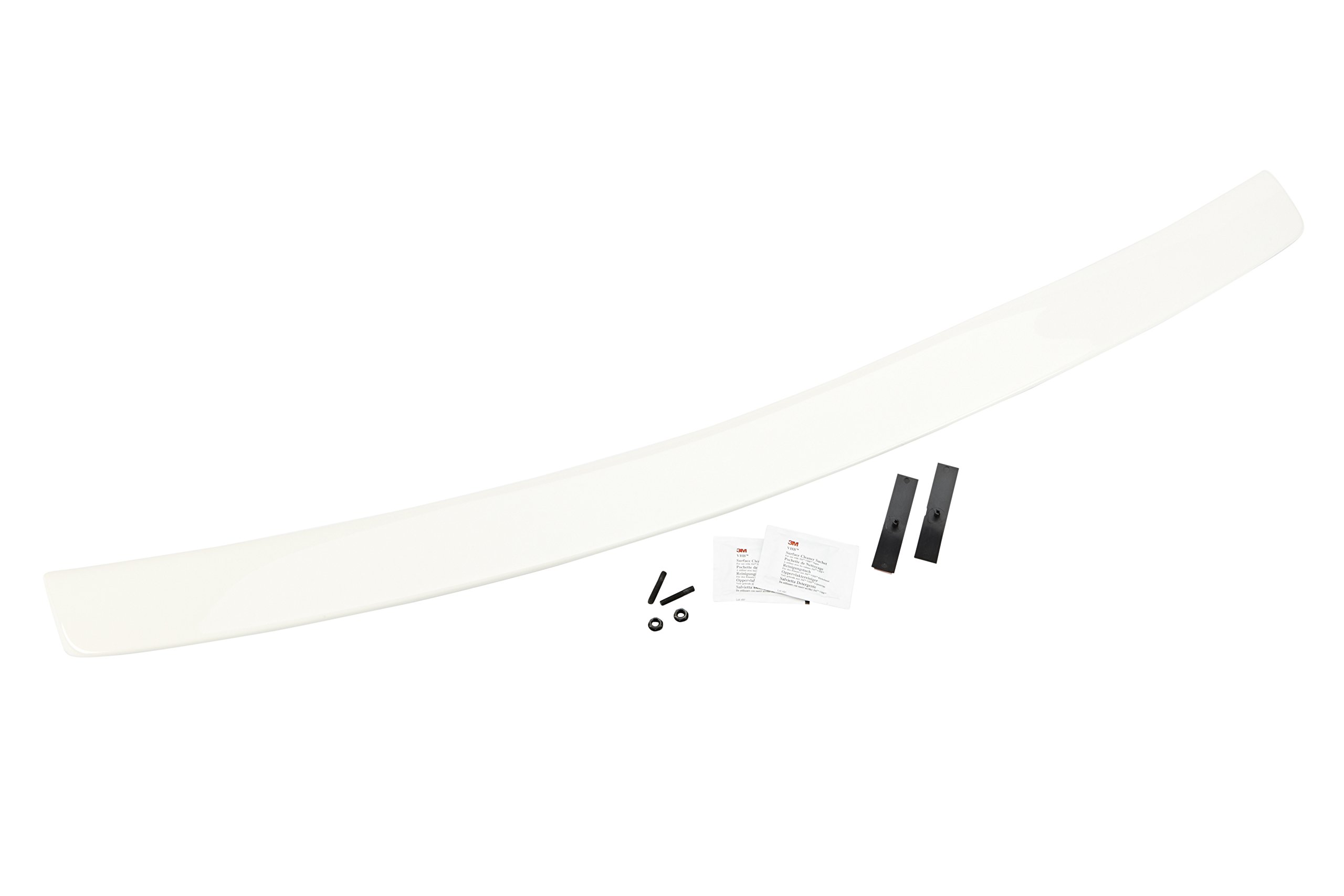 GM Accessories 19166437 White Flush-Mounted Spoiler Kit - Enhance Your Car's Aerodynamics & Style for Sedans & Coupes