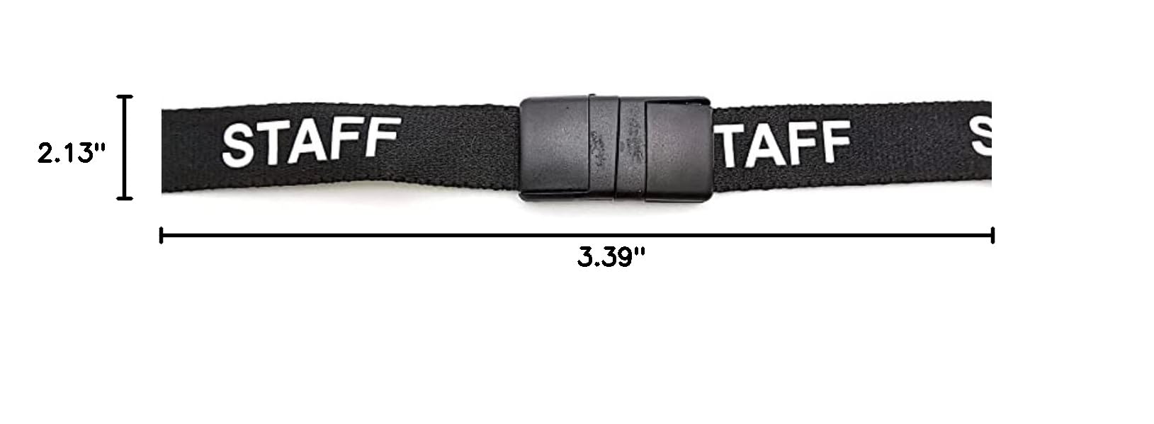 Breakaway ID Lanyard with Clear Badge Holder - for Work, School & Security