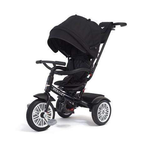 Bentley 6-in-1 Convertible Baby Tricycle with Parent Push Handle - Toddler to Kids Trike for Indoor & Outdoor Play, Park Rides, and Family Walks