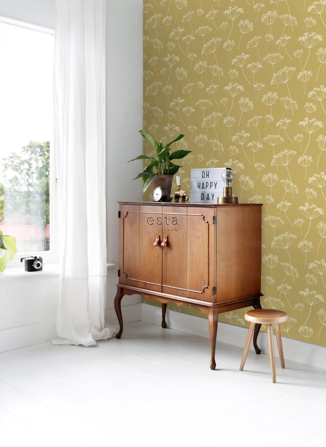 Scandi Cool Dandelion Tails - Nordic Style Home Decor for Living Room & Bedroom - Perfect for Boho Chic Interior Design