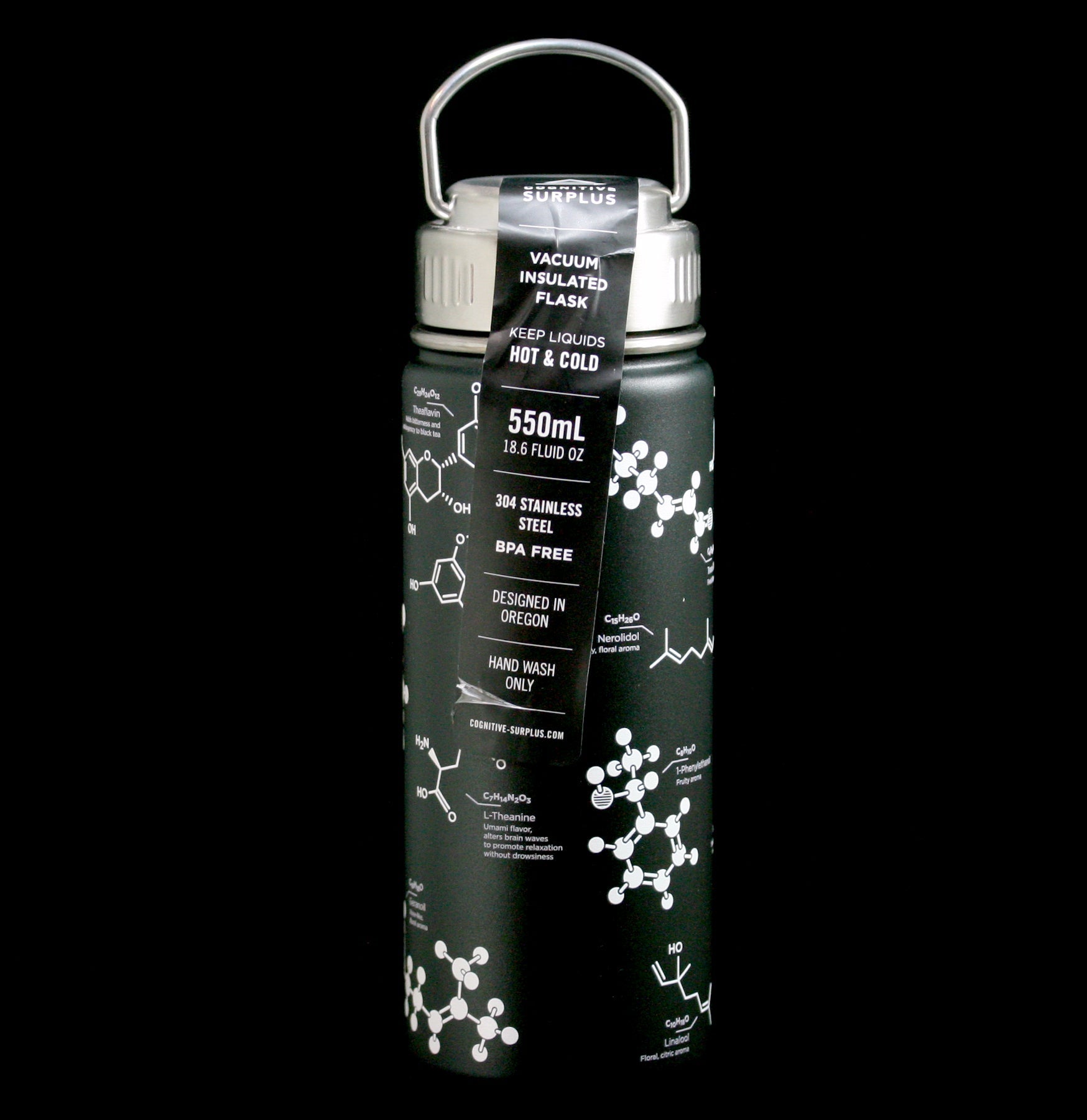 Premium Stainless Steel Vacuum Insulated Tea Thermos - Keeps Drinks Hot/Cold for 24 Hours - Perfect for Office, Travel & Outdoor Adventures