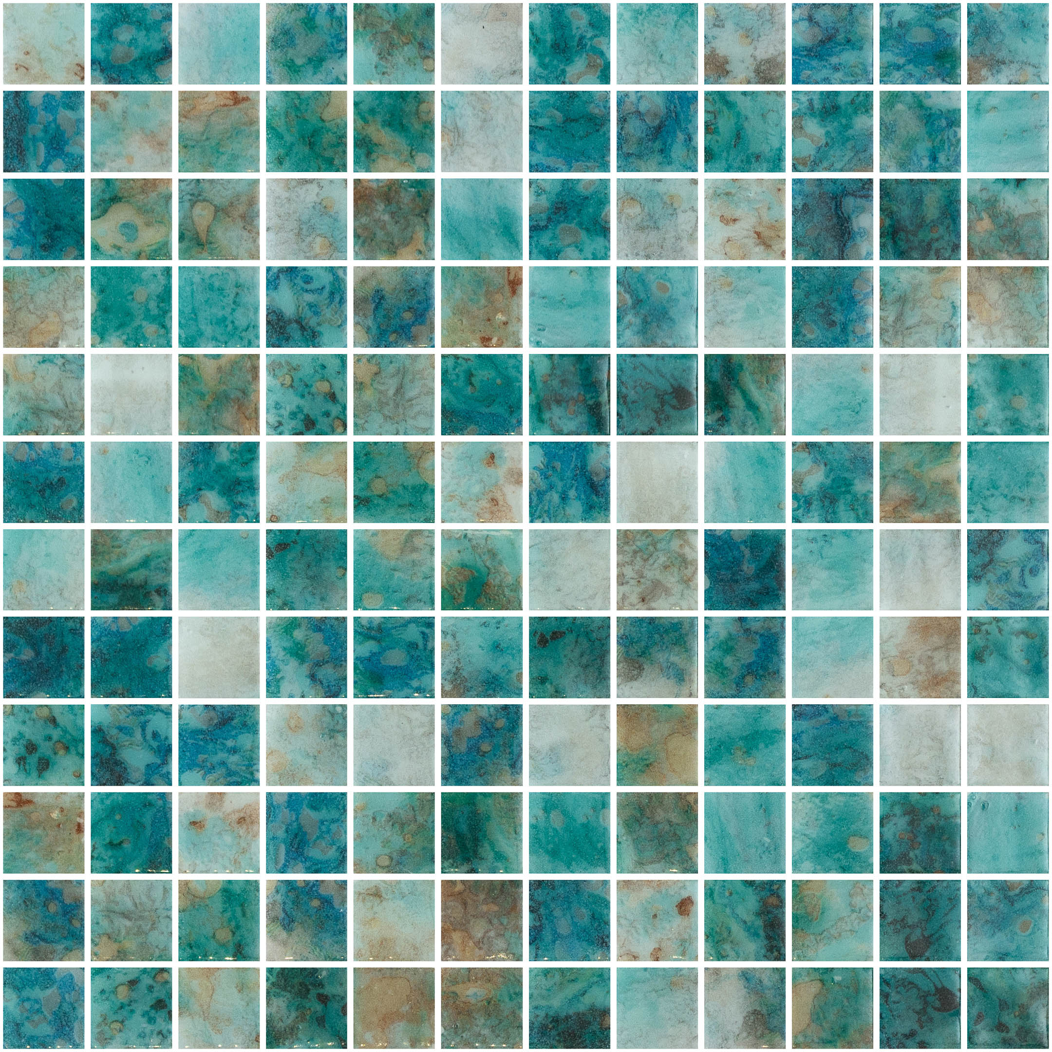 Onix 1x1 Square Mosaic Tile - Premium Glass Mosaic for Kitchen Backsplash, Bathroom & Pool Design | Waterproof & Durable Home Decor