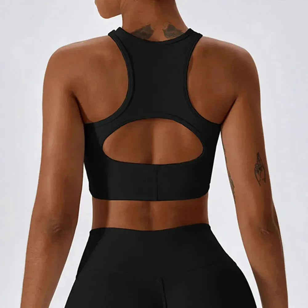 High-Intensity Sports Bras for Women - Seamless Workout Bra with Shockproof Support, Breathable & Moisture-Wicking for Running, Yoga, Gym - Perfect for High-Impact Workouts & Active Lifestyles