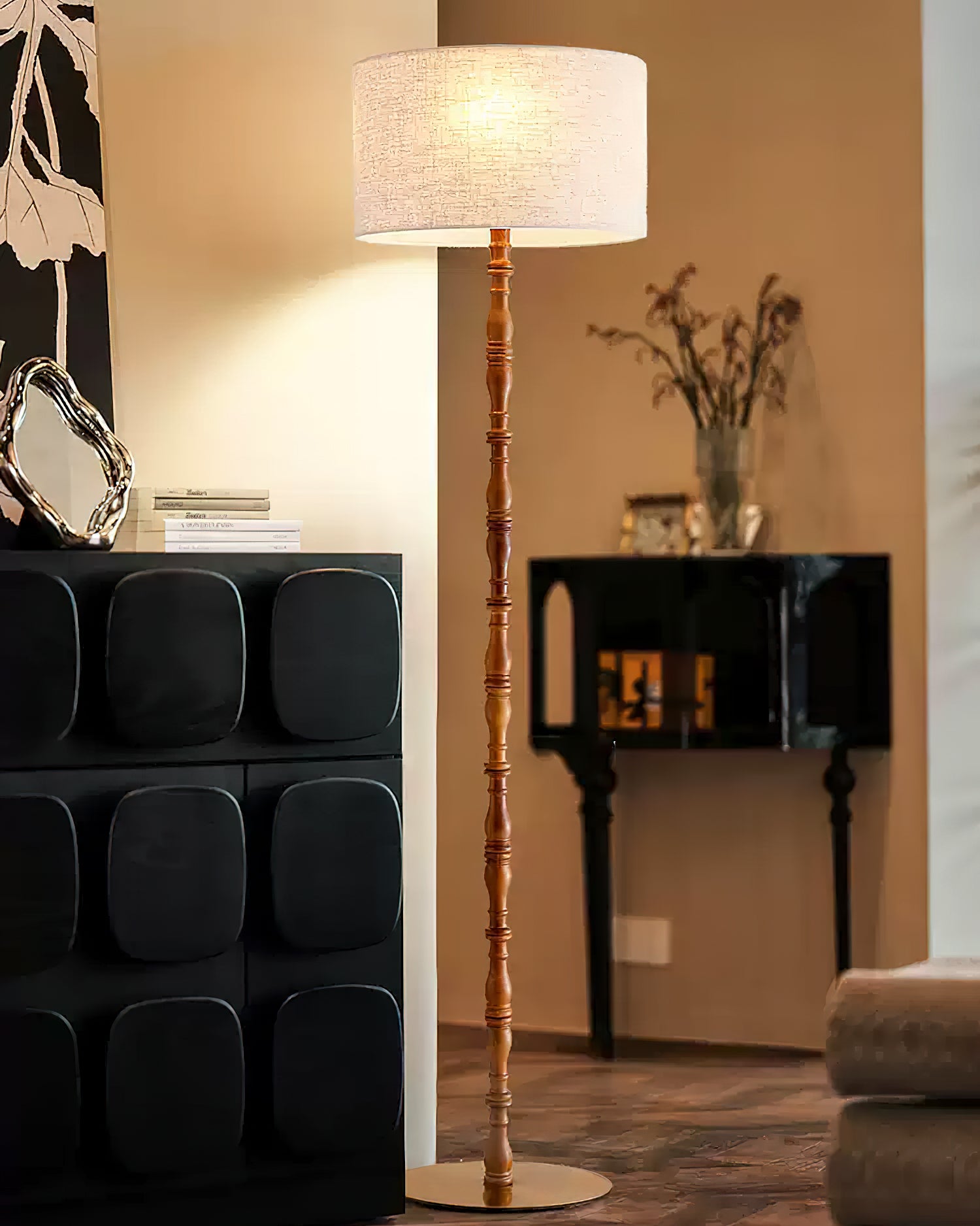Modern Devansh Floor Lamp - Adjustable LED Standing Light for Living Room, Bedroom & Office - Bright & Energy Efficient Home Decor Lighting