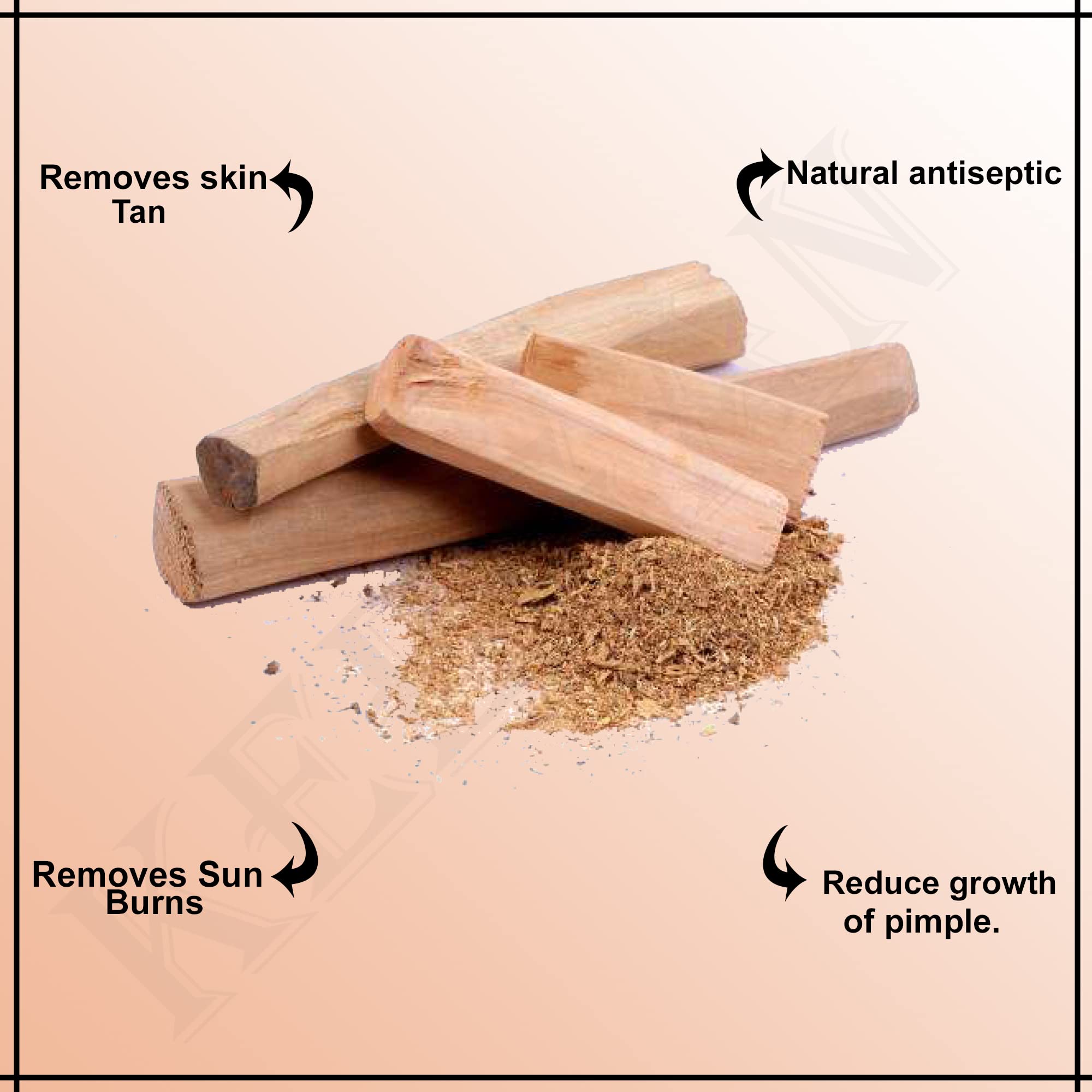Keegan Multani Mitti Powder, Sandalwood Powder, Red Rose Petal Powder, Ubtan Powder, Kasturi Haldi Powder Combo - 5-in-1 Natural Face Pack & Skin Care Set (75g Each) for Glowing Skin, Acne Treatment & Ayurvedic Beauty Routine