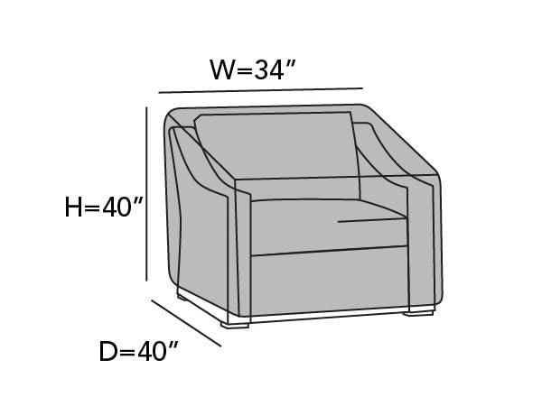 Heavy-Duty Waterproof Outdoor Chair Cover - 34