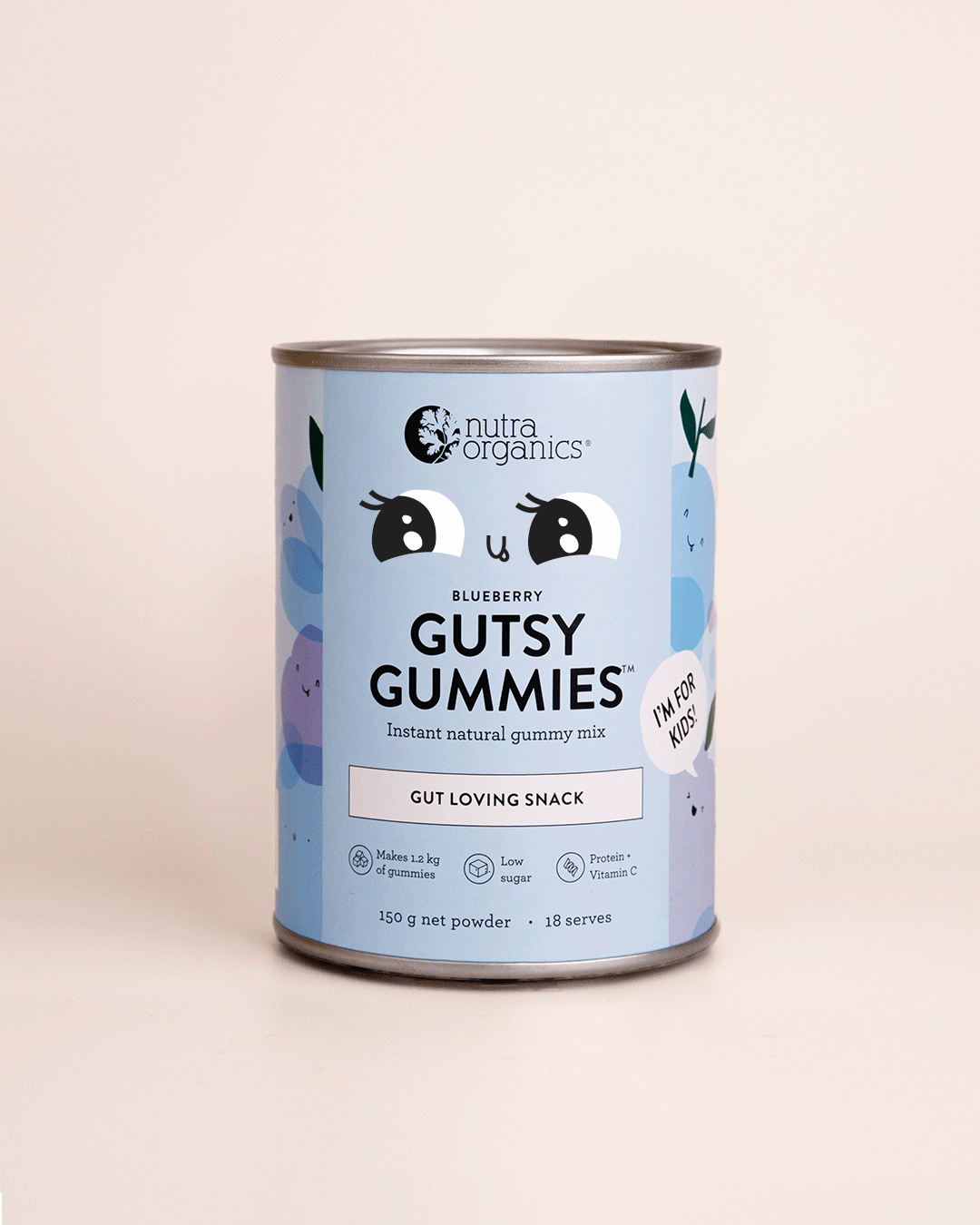 Gutsy Gummies Blueberry - Delicious Blueberry Flavored Gummy Vitamins for Kids & Adults - Perfect for Daily Nutrition & Immune Support