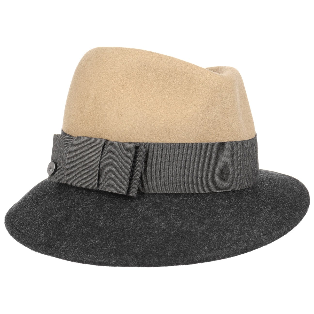 Lierys Asym Twotone Wool Felt Hat - Stylish Winter Fashion Accessory for Women | Perfect for Outdoor Events, Travel & Cold Weather