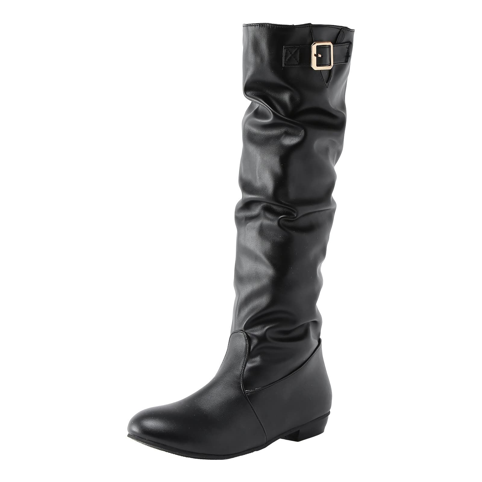 **Women's Cowboy Boots with Chunky Heel - Western Style High Heel Platform Ankle Boots - Gothic Round Toe Short Boots for Country Dancing, Rodeo & Casual Outfits**