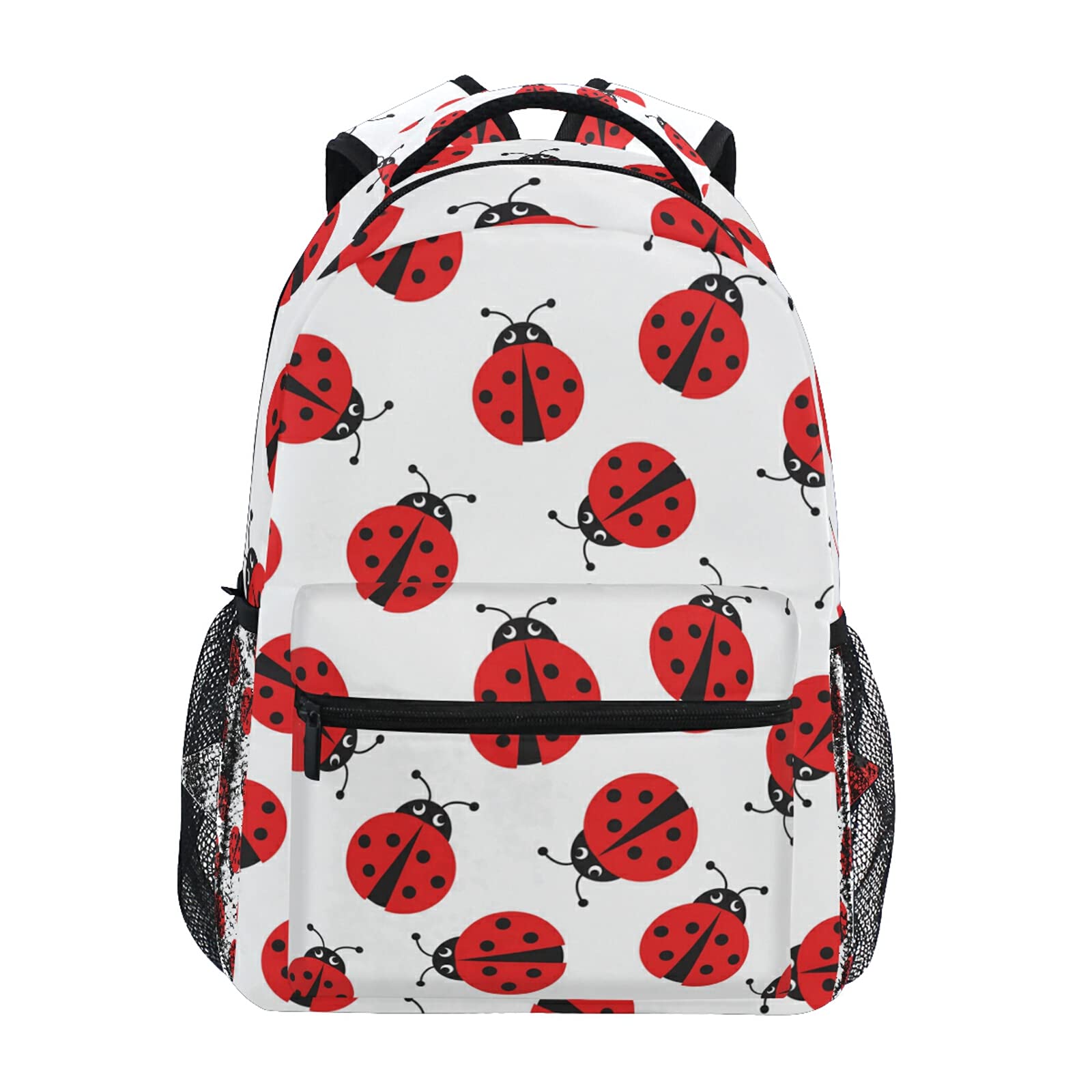JUAMA Red Beatles Backpack - Durable Travel, Casual Daypack, Laptop & Book Bag for Men, Women, Boys & Girls - Perfect for School, Work & Outdoor Adventures