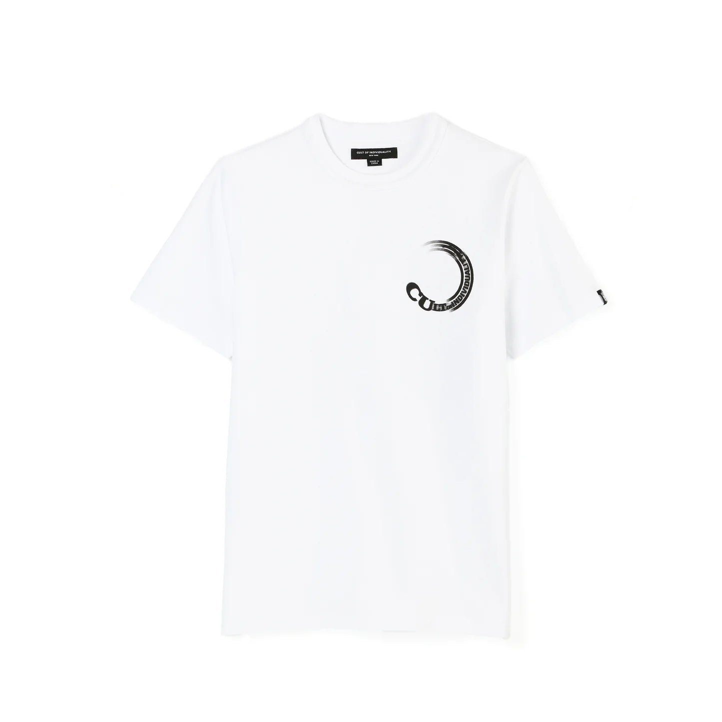 CULT OF INDIVIDUALITY Gradient Logo T-Shirt for Men & Women | Stylish Streetwear Graphic Tee | Perfect for Casual Wear, Parties & Urban Fashion