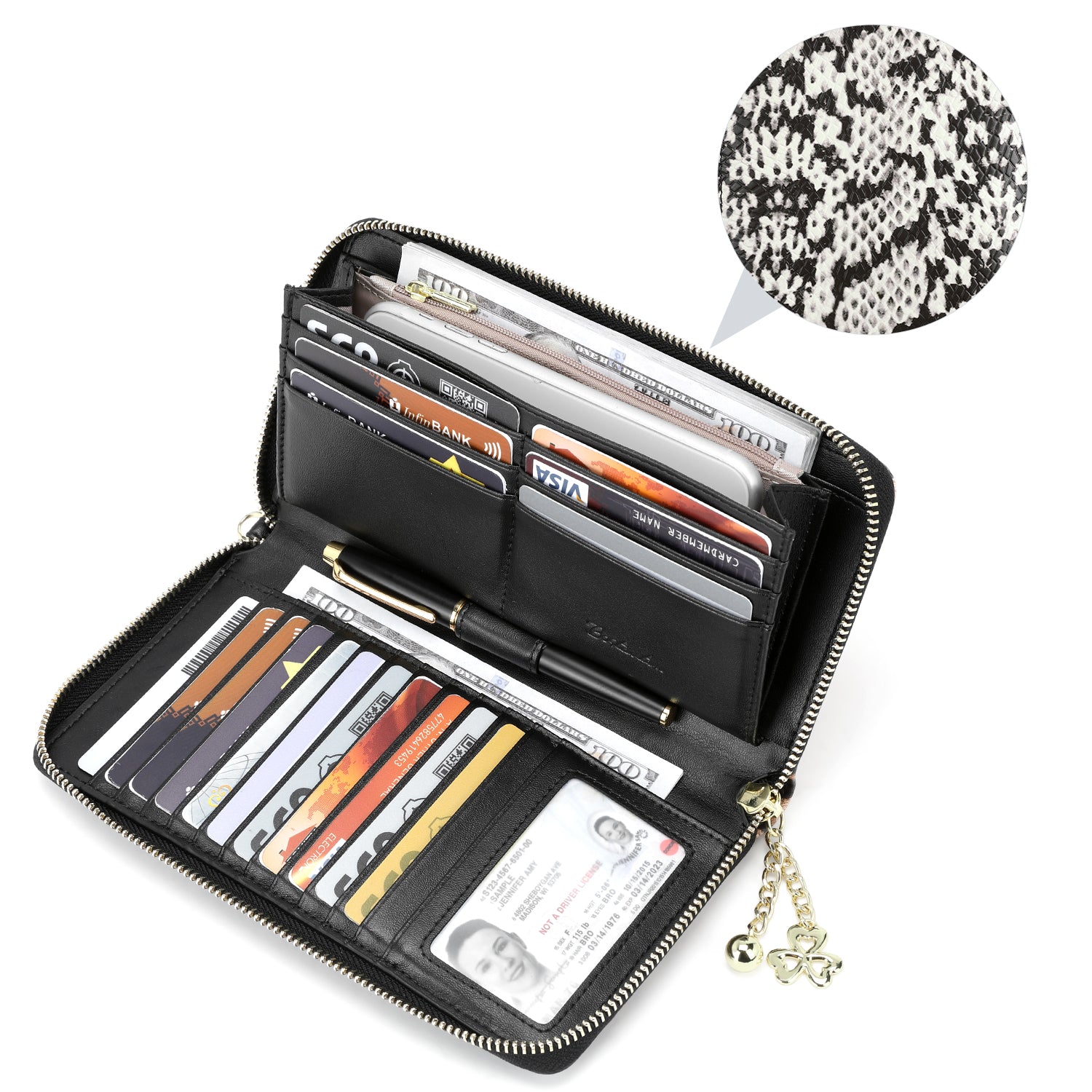 Rozenn Phone Clutch Wallet - Stylish Crossbody Phone Purse with Card Slots for Women | Perfect for Shopping, Travel & Everyday Use