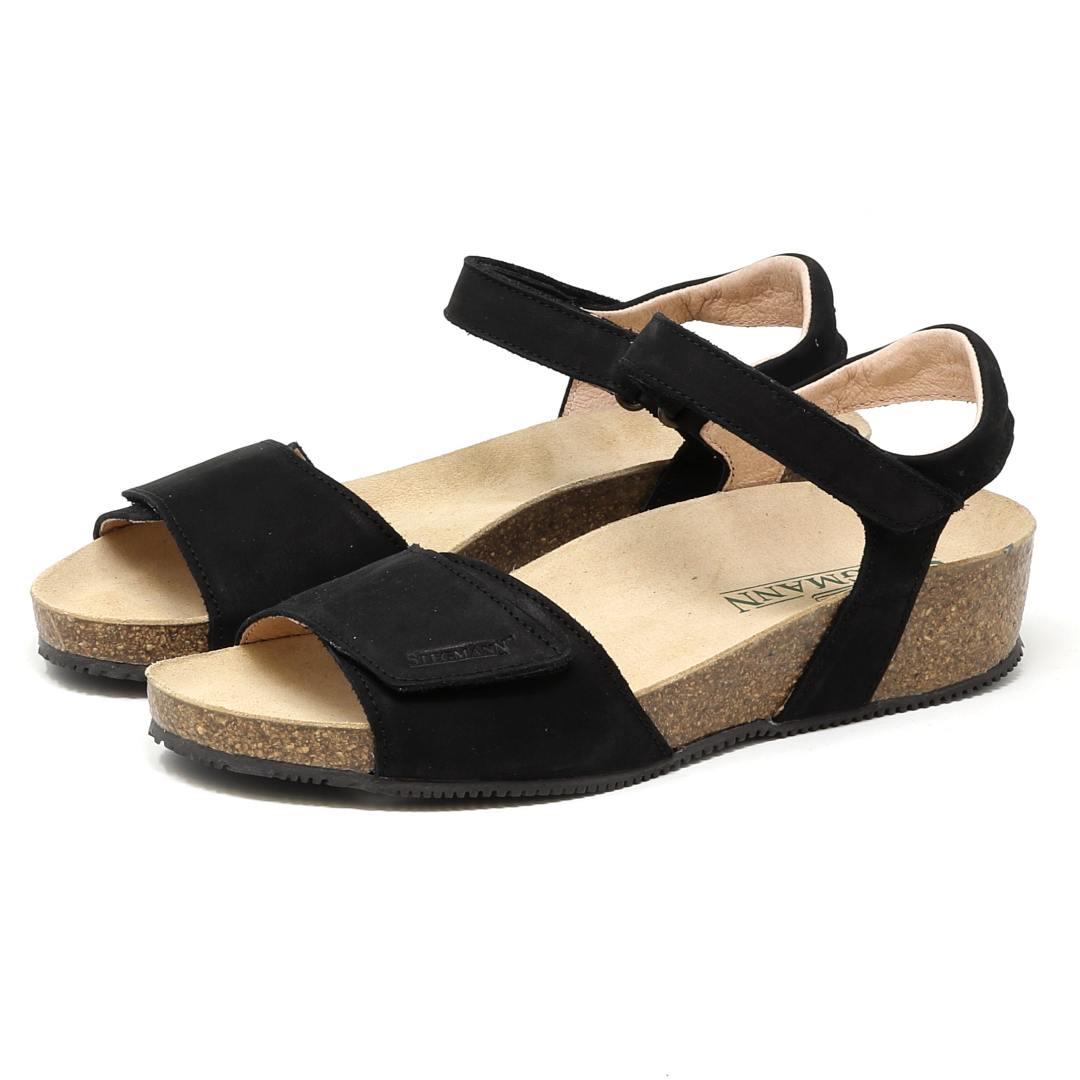 Women's Freya Leather Wedge Sandals - Comfortable Summer Casual Shoes for Walking, Beach & Outdoor Activities | Fashionable Slip-On Design with Cushioned Footbed