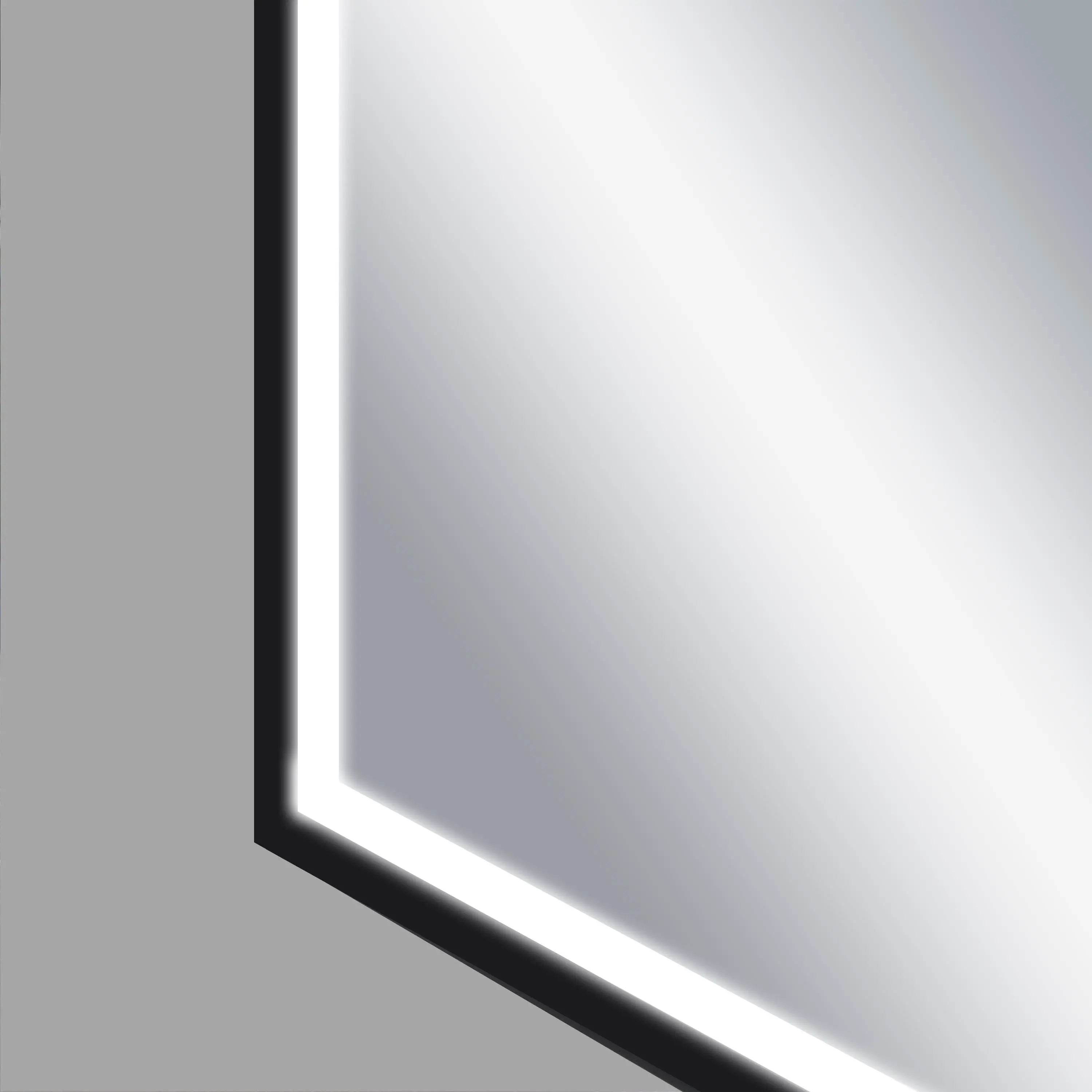 Premium LED Lighted Mirror with Front & Backlit, Dimmer & Defogger - 2 Sizes for Bathroom Vanity, Makeup & Shaving - Perfect for Home & Salon Use
