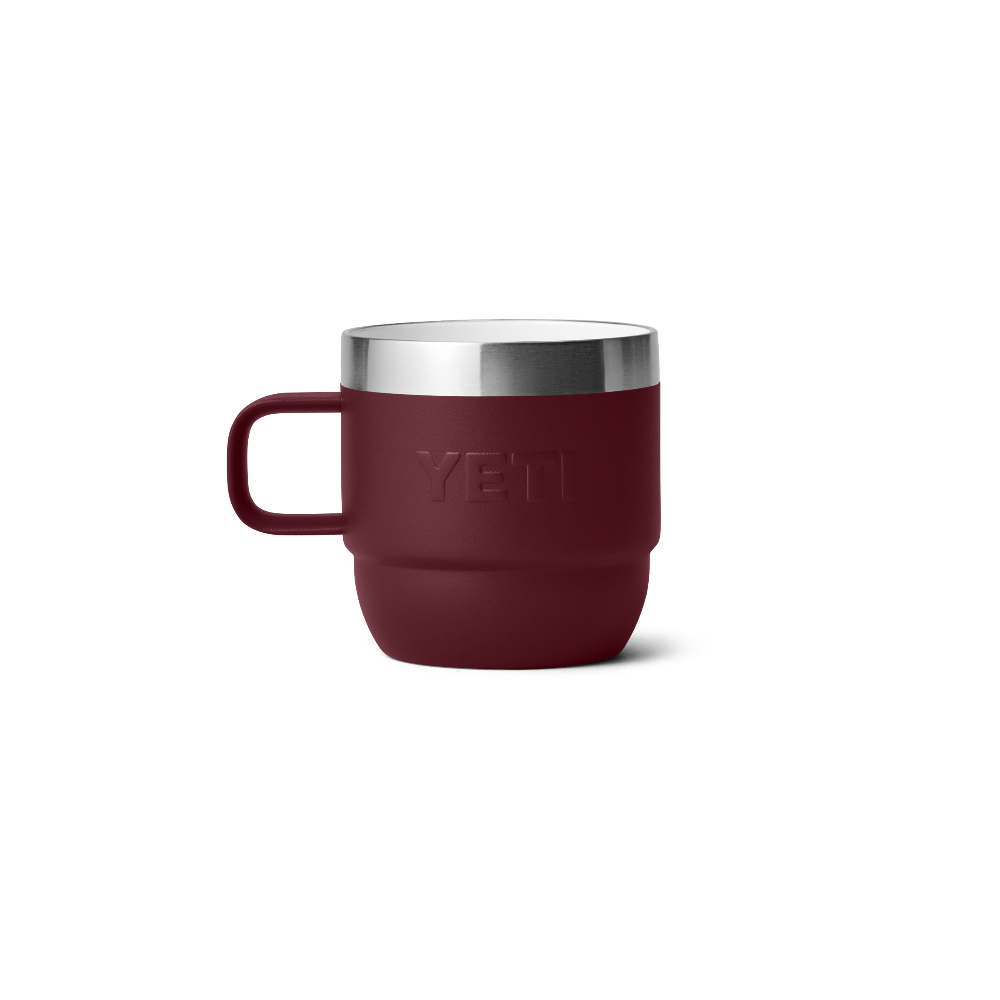 Rambler 6 oz Stackable Mugs (2 Pack) - Insulated Stainless Steel Camping Cups for Coffee, Tea & Outdoor Adventures - Perfect for Hiking, Picnics & Travel