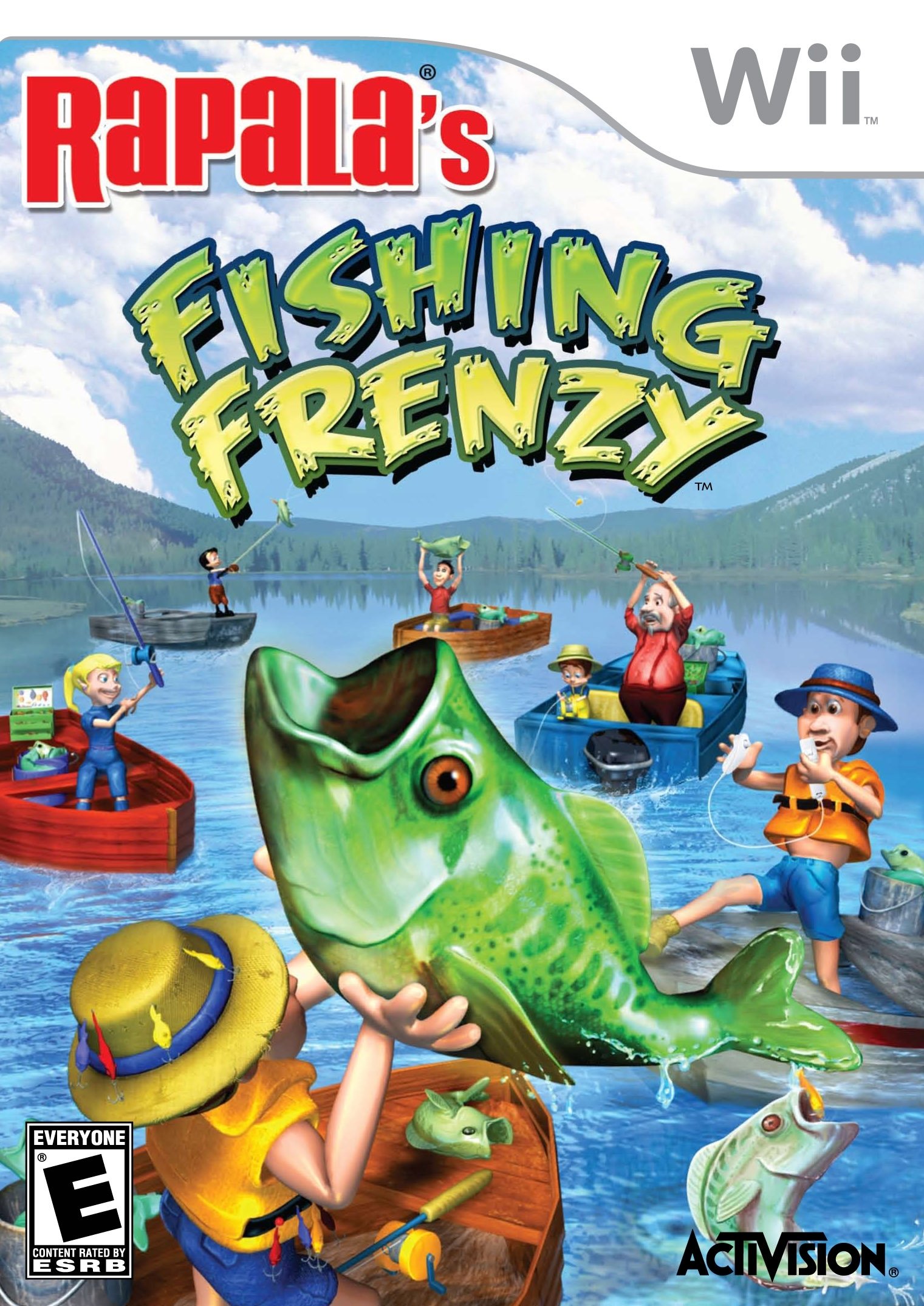 Rapala Fishing Frenzy Video Game for Nintendo Wii - Realistic Fishing Simulation & Family Fun - Perfect for Game Nights & Outdoor Enthusiasts