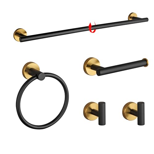 Black Brushed Gold