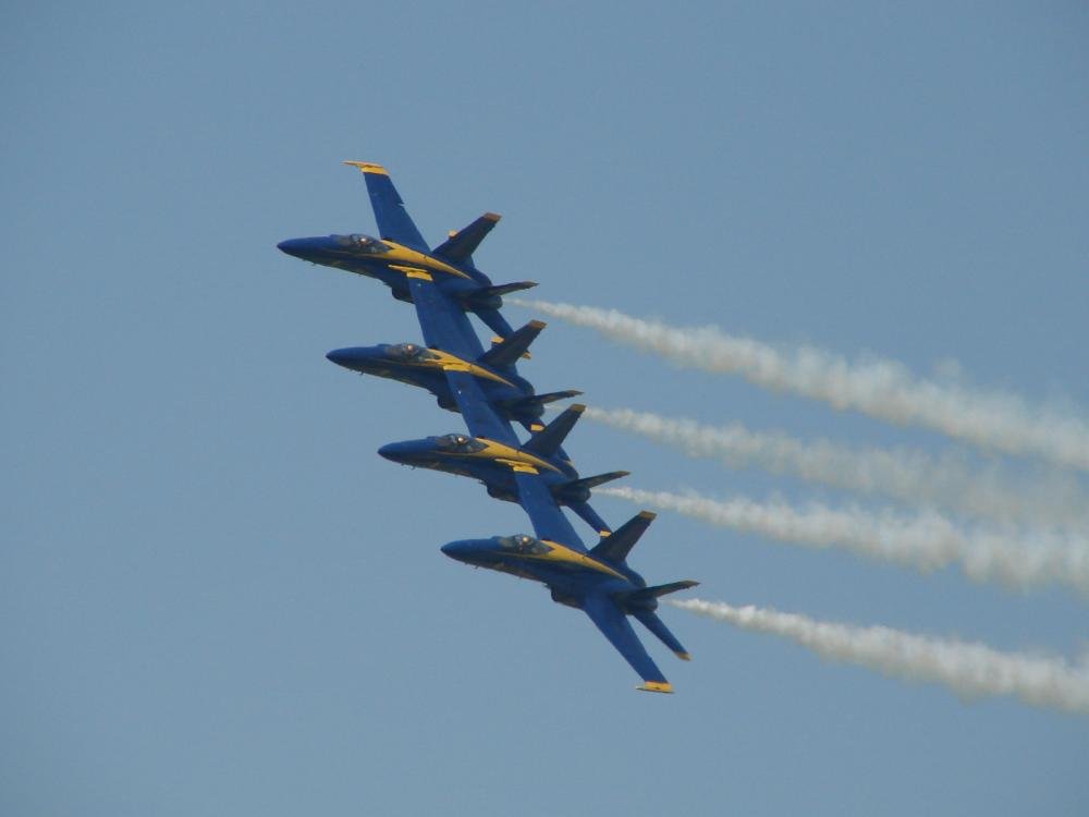 Blue Angels Peel and Stick Wall Decals - 18x14 Inch Removable Wall Stickers for Home & Office Decor | Perfect for Kids Room, Nursery, and Living Room Wall Art