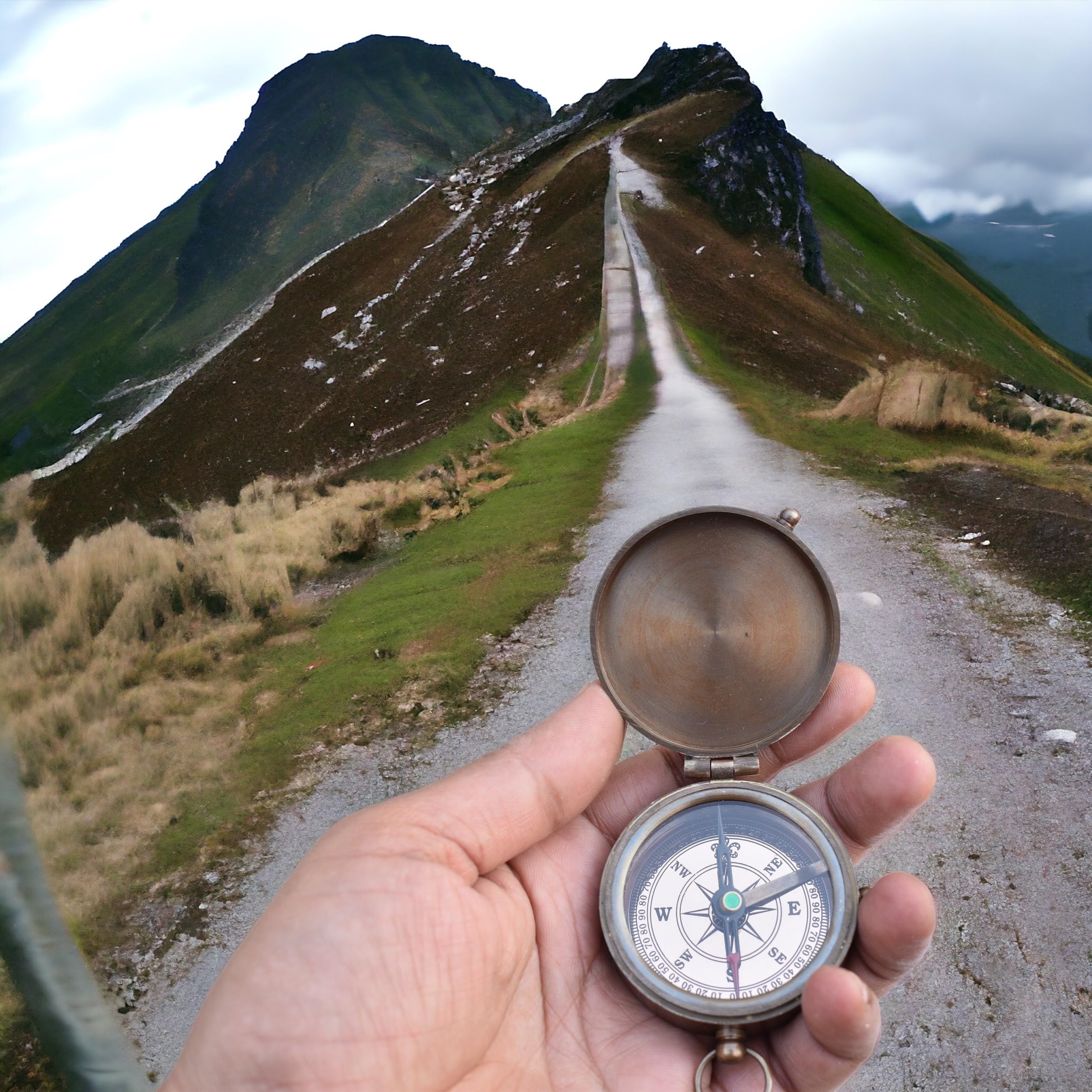 Personalized Engraved Compass Gift for Men & Boys - First Communion, Baptism, Confirmation & Missionary Religious Gifts - Perfect for Outdoor Adventures, Travel & Faith-Based Occasions