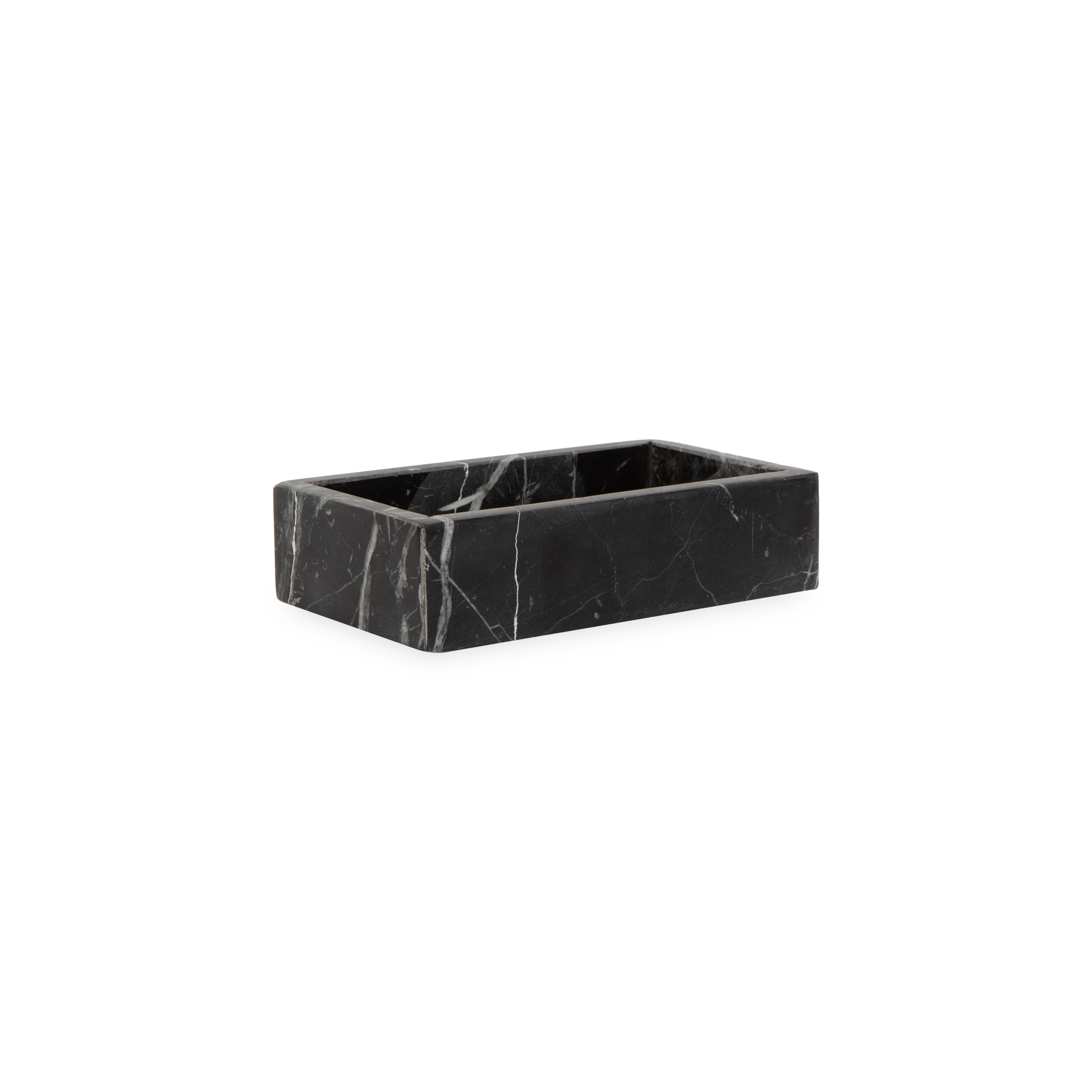 Black Marble Soap Dish - Elegant Bathroom Organizer for Luxury Showers & Spa Decor | Perfect for Modern & Minimalist Bathrooms