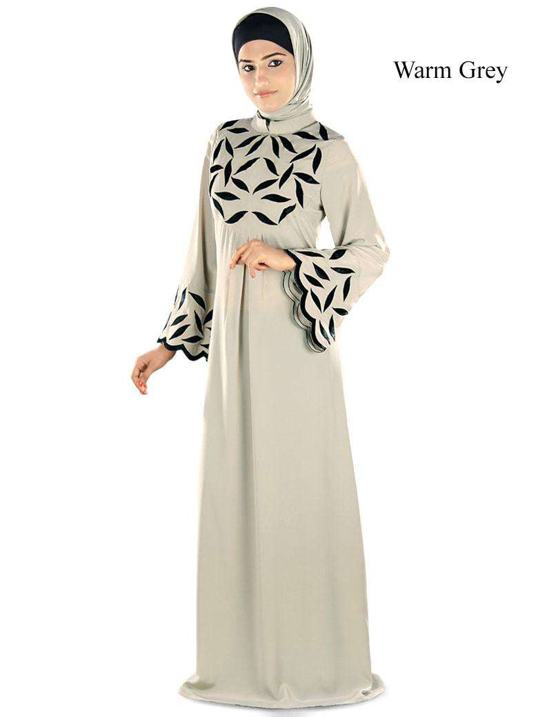 Elegant Mahreen Abaya - Modest Islamic Dress for Women - Perfect for Prayer, Eid, and Special Occasions