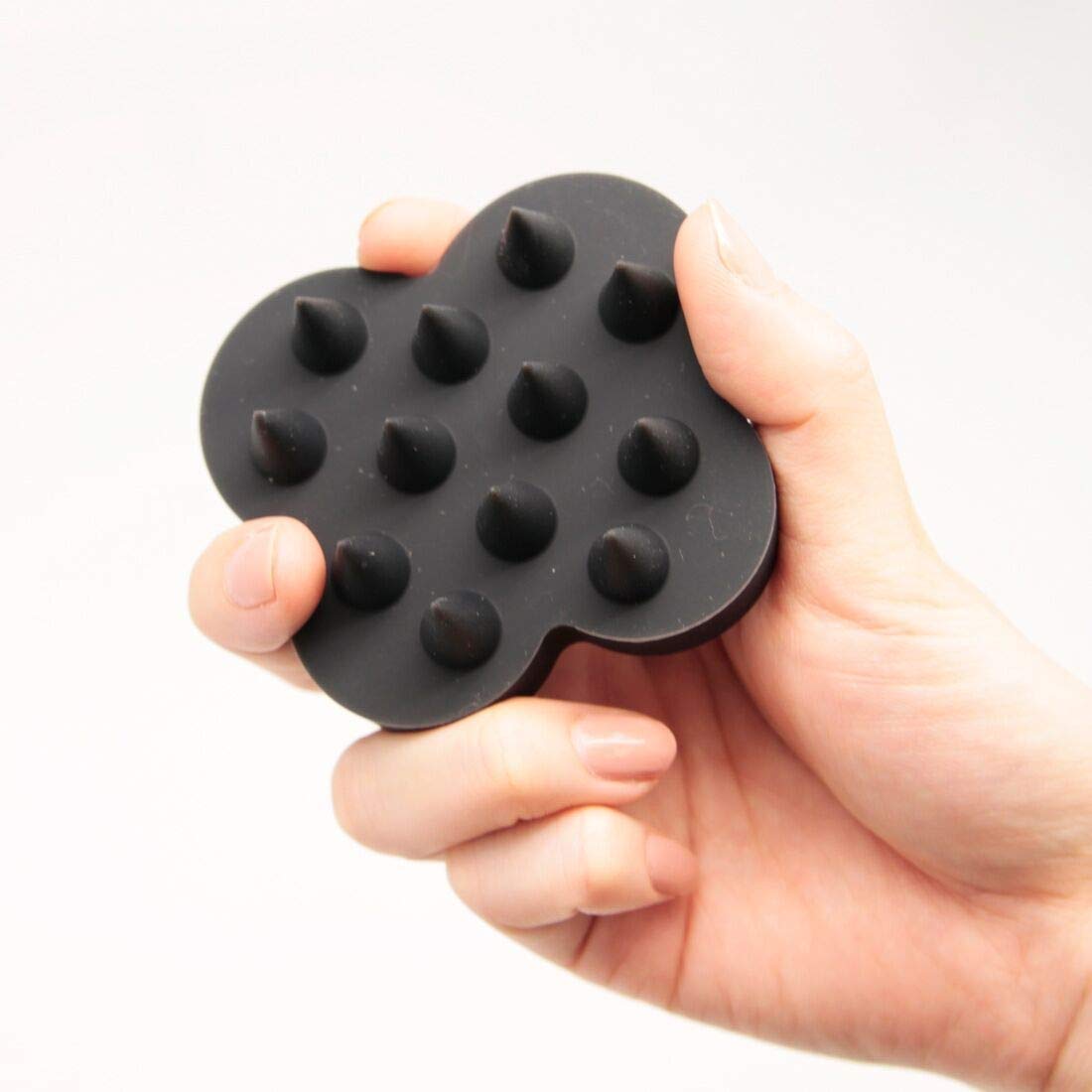 Scalp Massager Shampoo Brush with Soft Silicone Bristles - Gentle Exfoliating & Hair Growth Stimulator for Men & Women - Perfect for Relaxing Head Massage & Deep Cleansing at Home or Salon