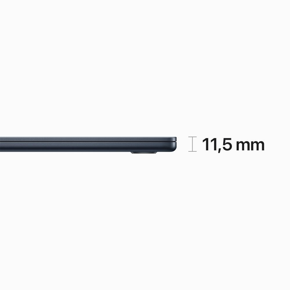 Apple MacBook Air 15-inch with M2 Chip - 8-Core CPU, 10-Core GPU, 256GB SSD in Midnight Blue - Perfect for Work, Study & Creative Projects