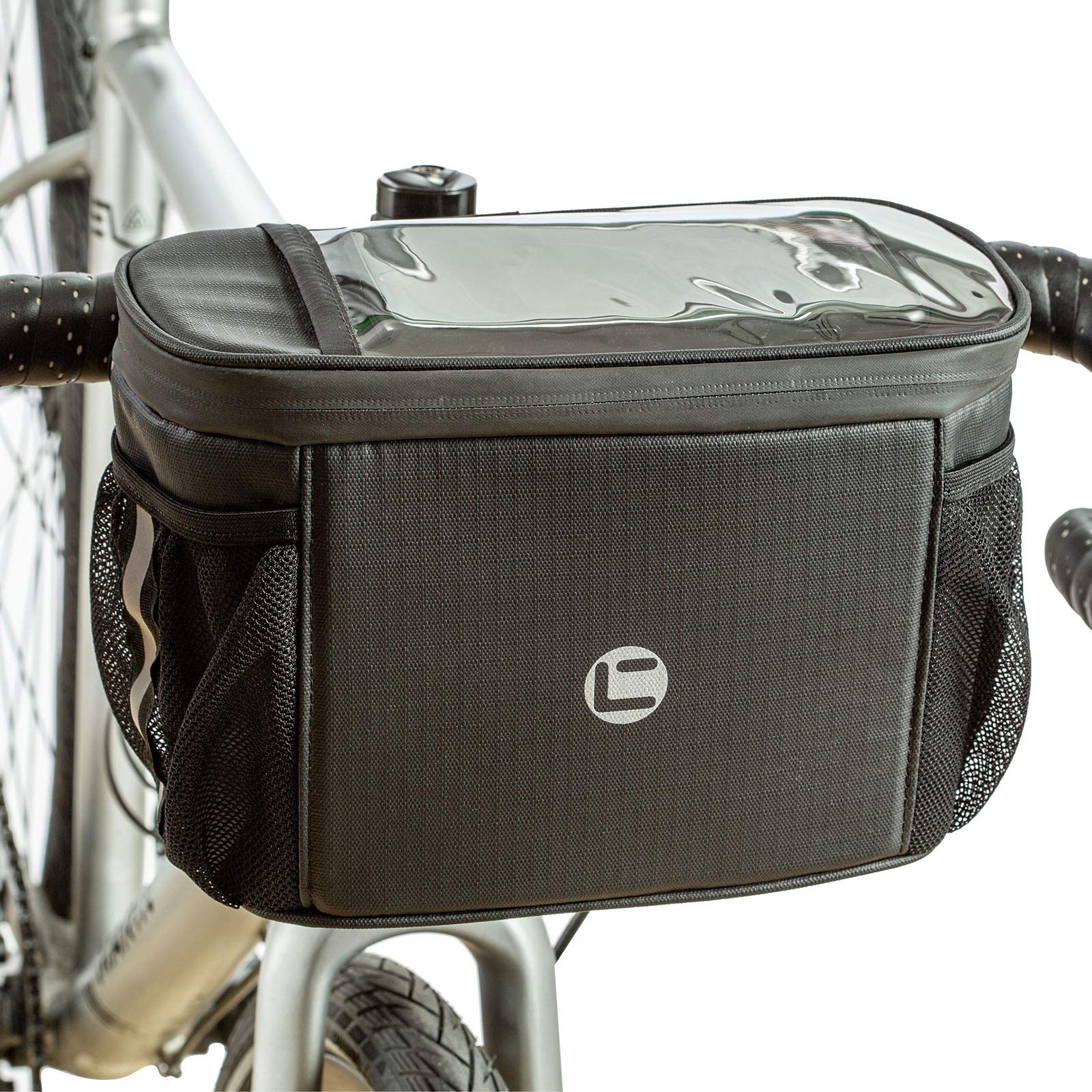 BAIGIO 4L Bike Handlebar Bag - Waterproof Cycling Pack with Touchscreen Pocket for Outdoor Rides