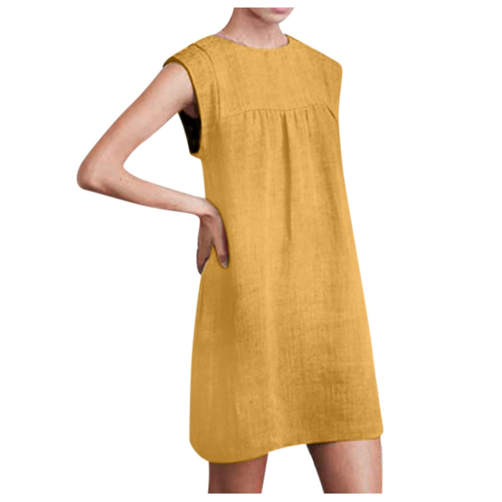 Stylish Women's Pure Cotton Loose Collar Turtleneck Dress - Comfortable Casual Wear for Everyday Outings, Office, and Date Nights