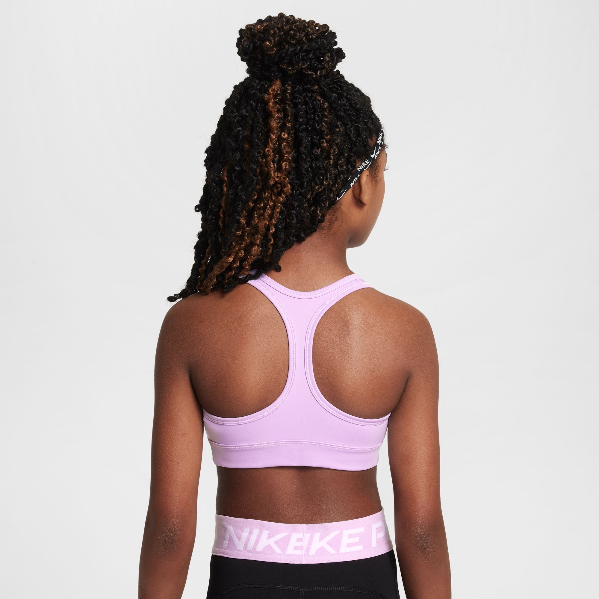 Nike Youth Swoosh Sports Bra for Girls - Breathable Workout Top for Running, Yoga & Gym - Comfortable Athletic Support for Active Teens