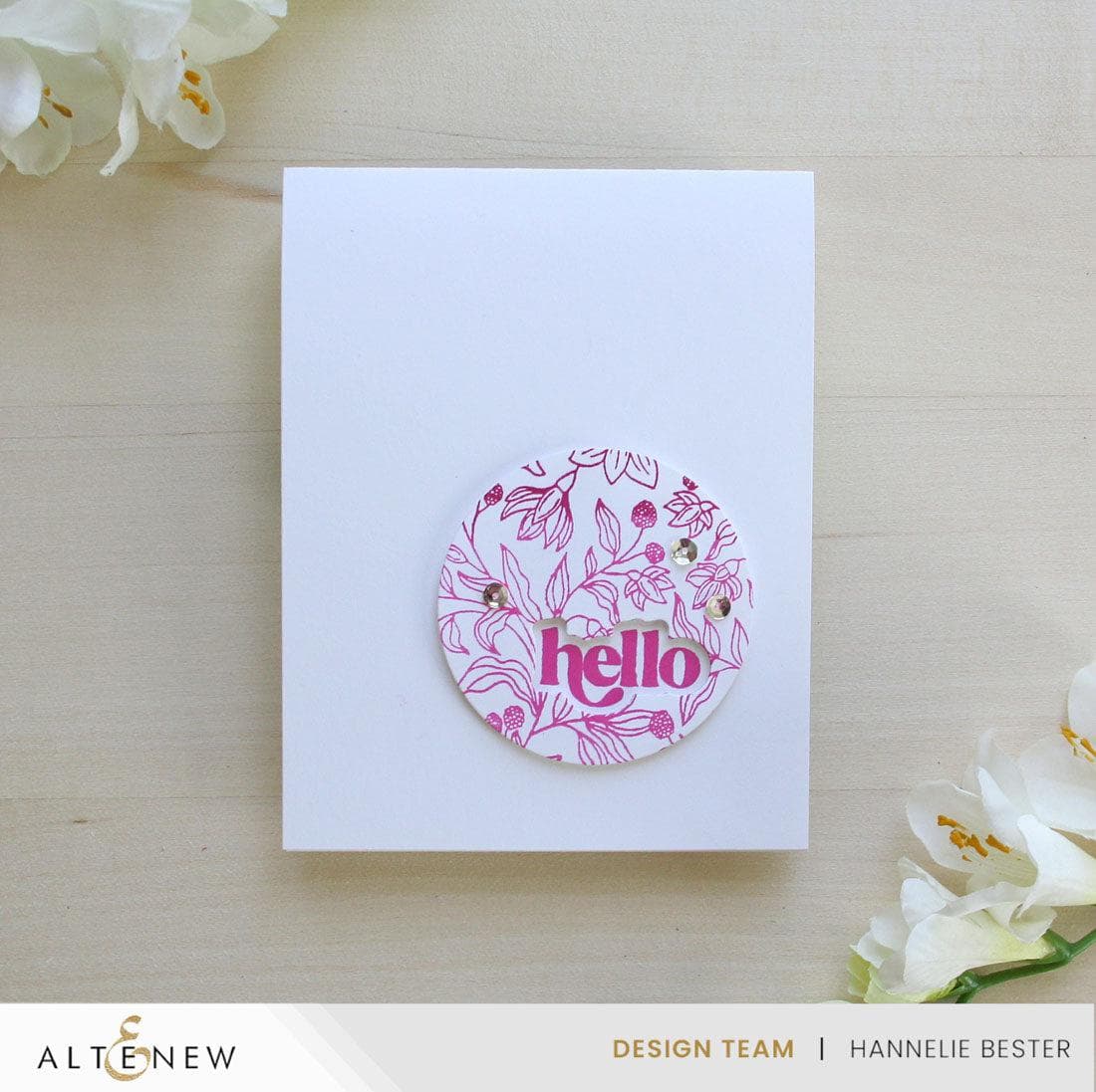 Floral Serenade Press Plate - Elegant Floral Design Plate for Home Decor, Kitchen & Dining - Perfect for Serving, Display & Gifting
