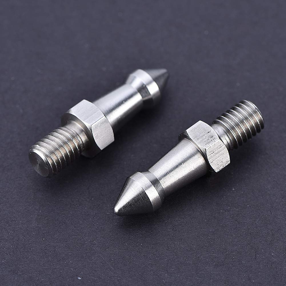 Stainless Steel M8 Screw Replacement Spike for Tripods - Camera Accessory & Mounting Part - Perfect for Outdoor Photography, Vlogging, and Studio Shoots