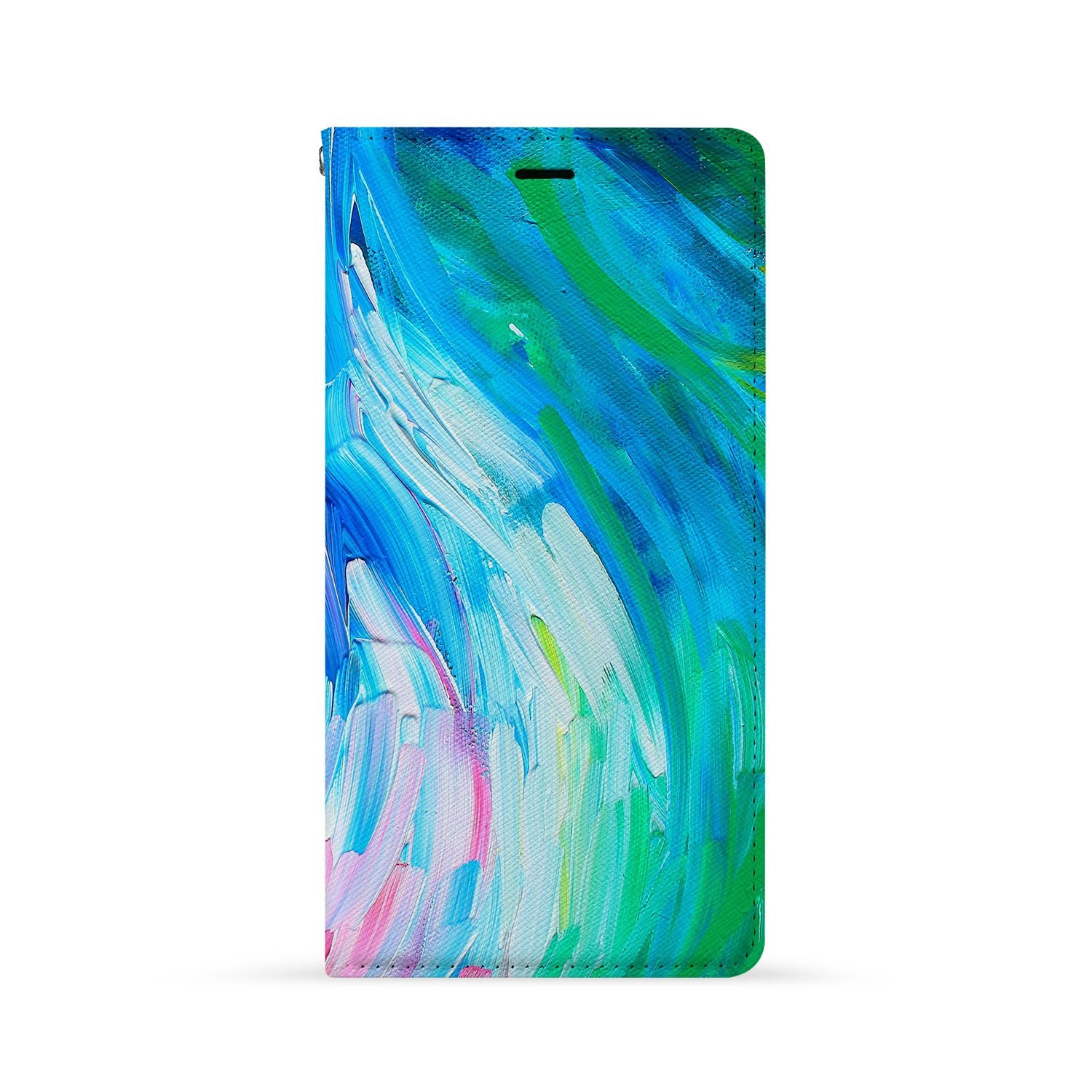 Huawei Wallet with Abstract Painting Design - Slim RFID Blocking Card Holder for Men & Women - Perfect for Travel, Business & Everyday Use