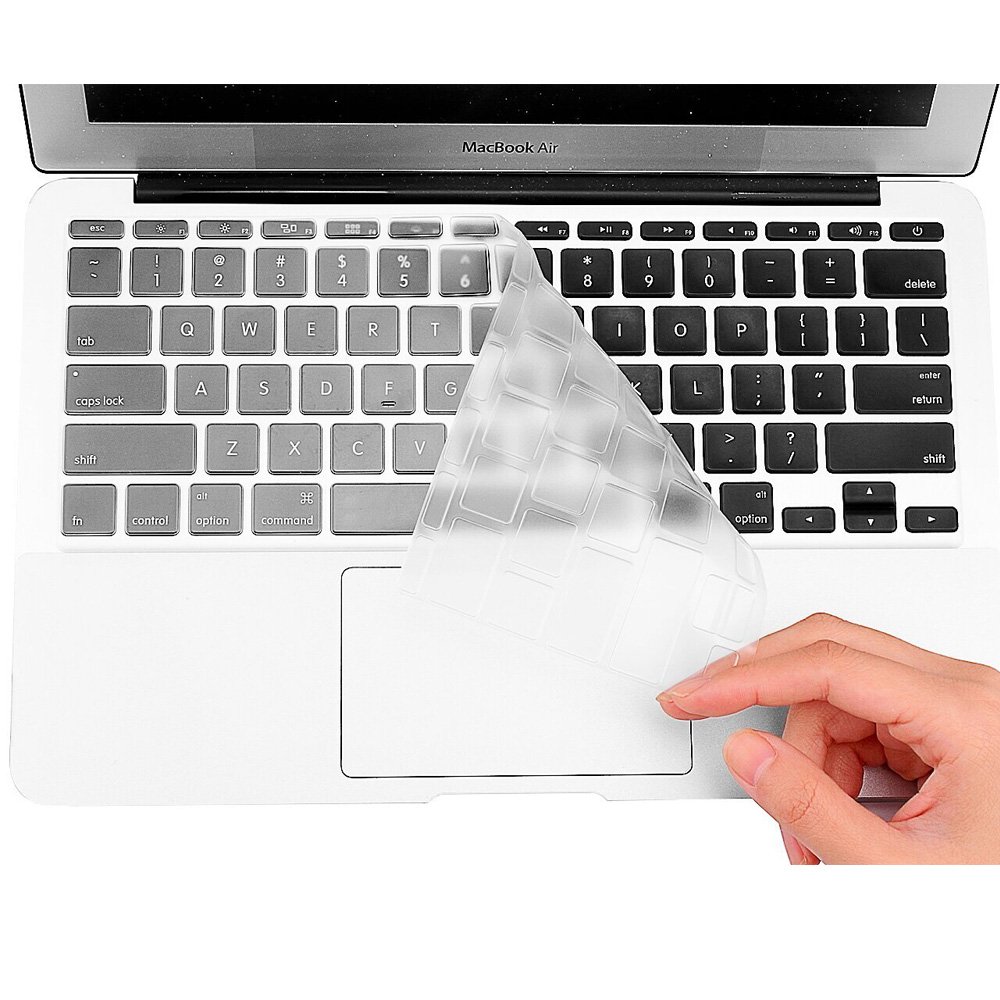 MacBook Air 11.6-inch Keyboard Cover (A1370 & A1465) - Ultra Thin Clear Protective Skin for Dust & Spill Protection | Perfect for Office, Home & Coffee Shop Use