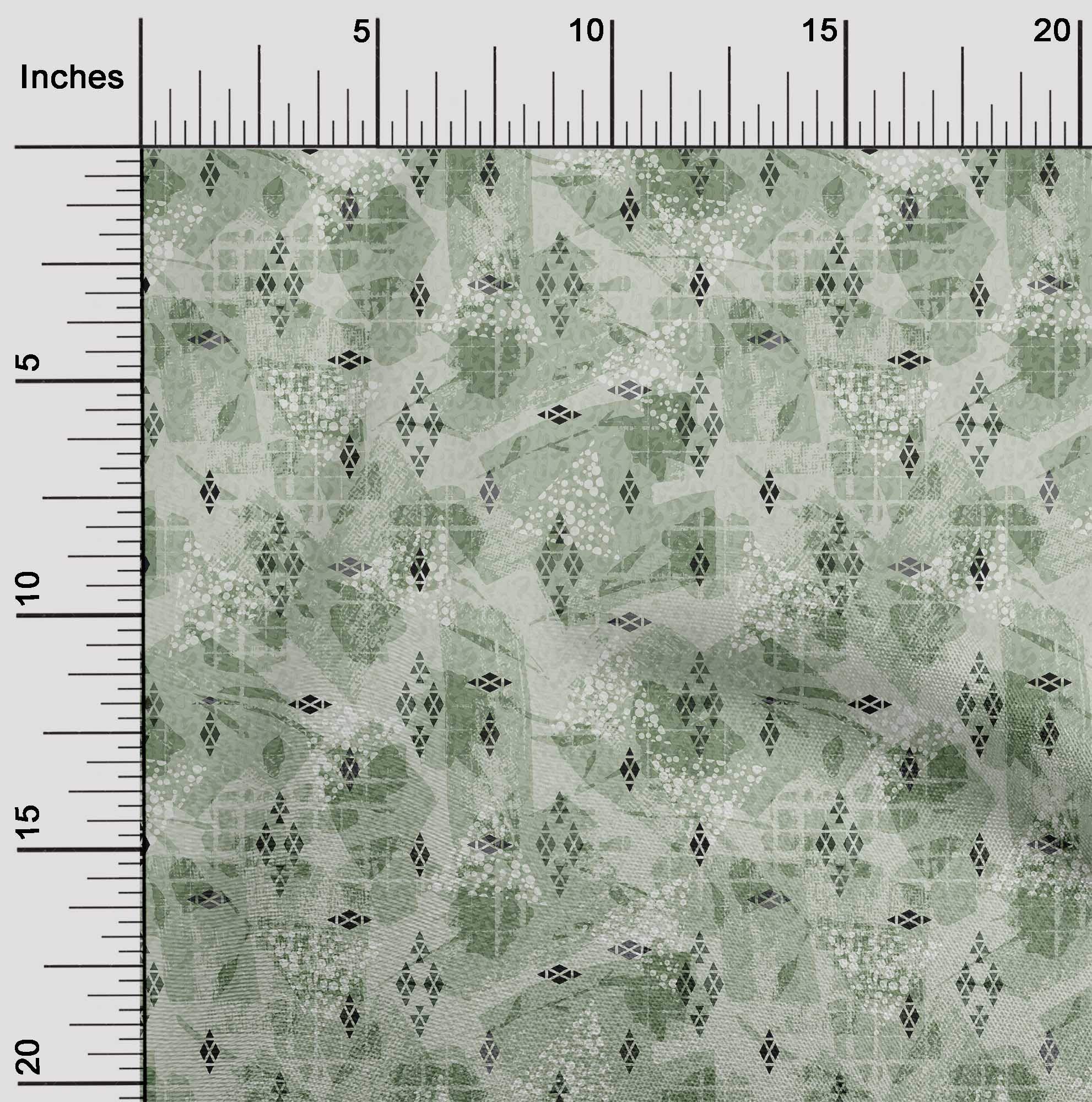 oneOone Velvet Straw Fabric - Geometric Print DIY Sewing Material by The Yard, 58 Inch Wide for Clothing, Home Decor & Craft Projects